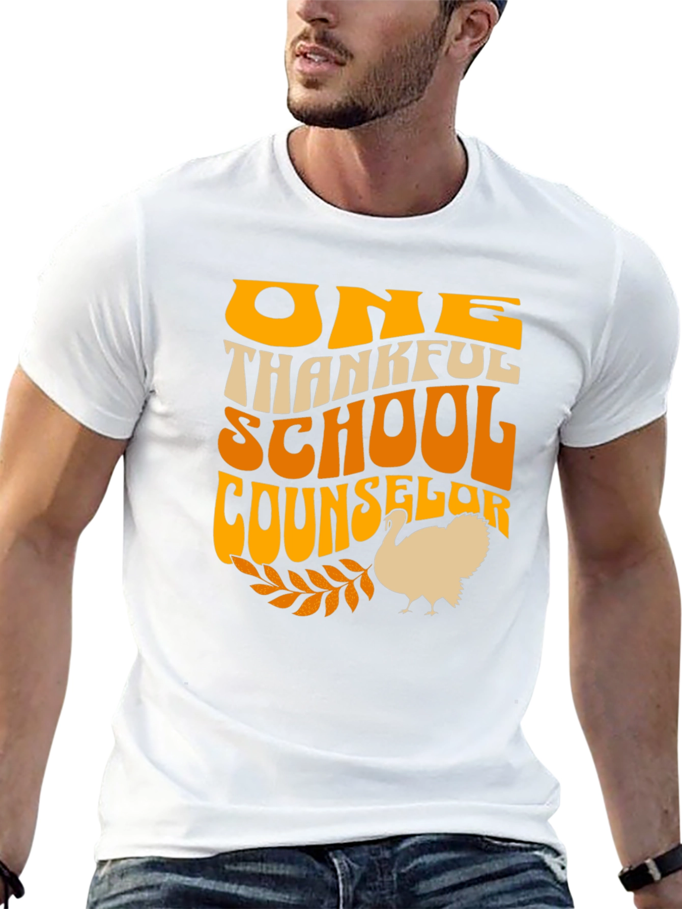 Thankful School Counselor Thanksgiving T-Shirt