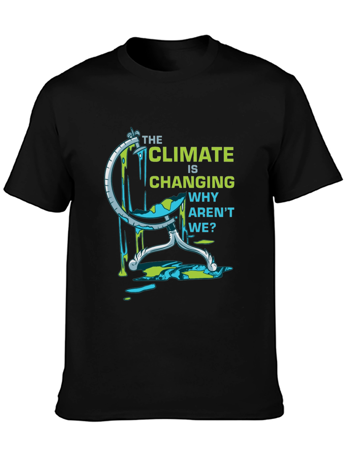 Climate Change Globe Graphic T-Shirt