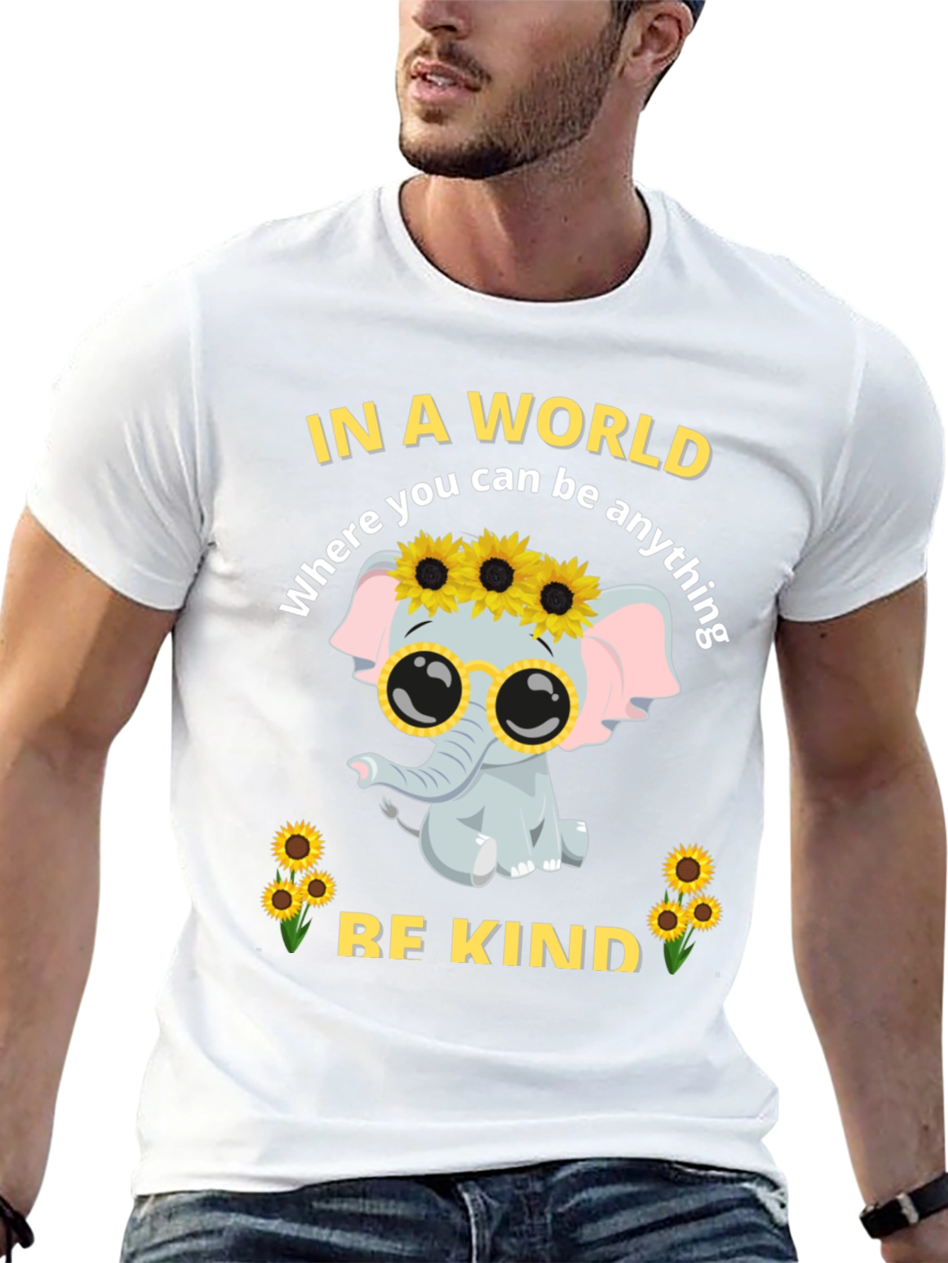 Be Kind Elephant Graphic Tee