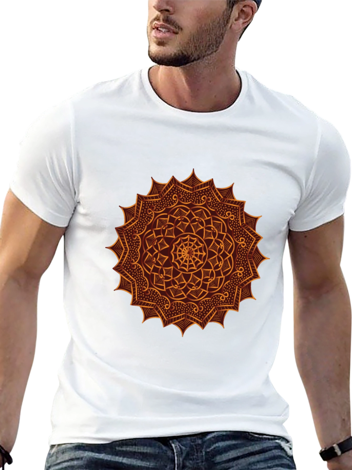 Mandala Graphic Tee - Black