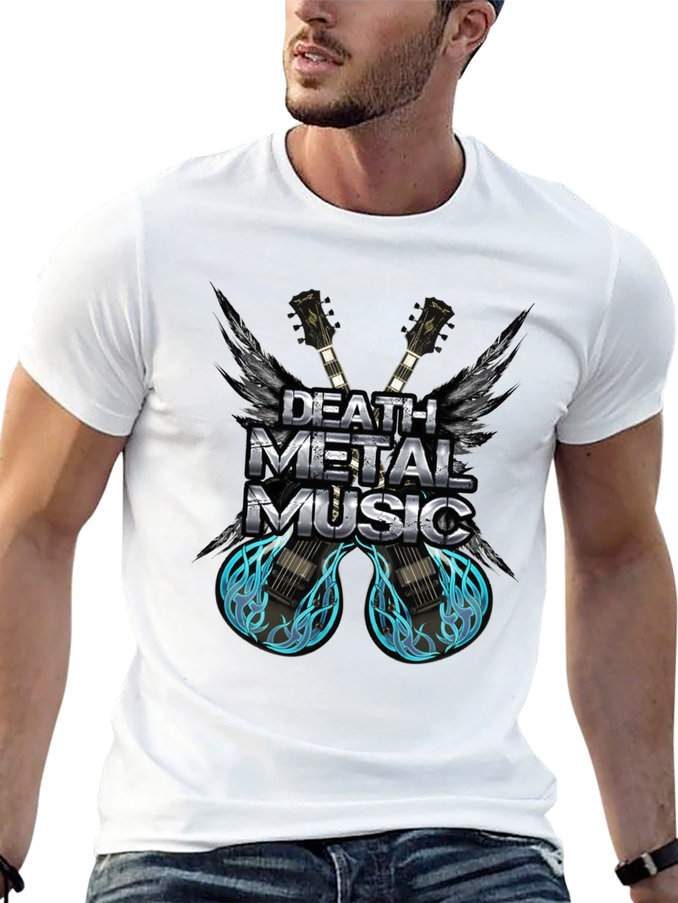 Death Metal Music Graphic T-Shirt