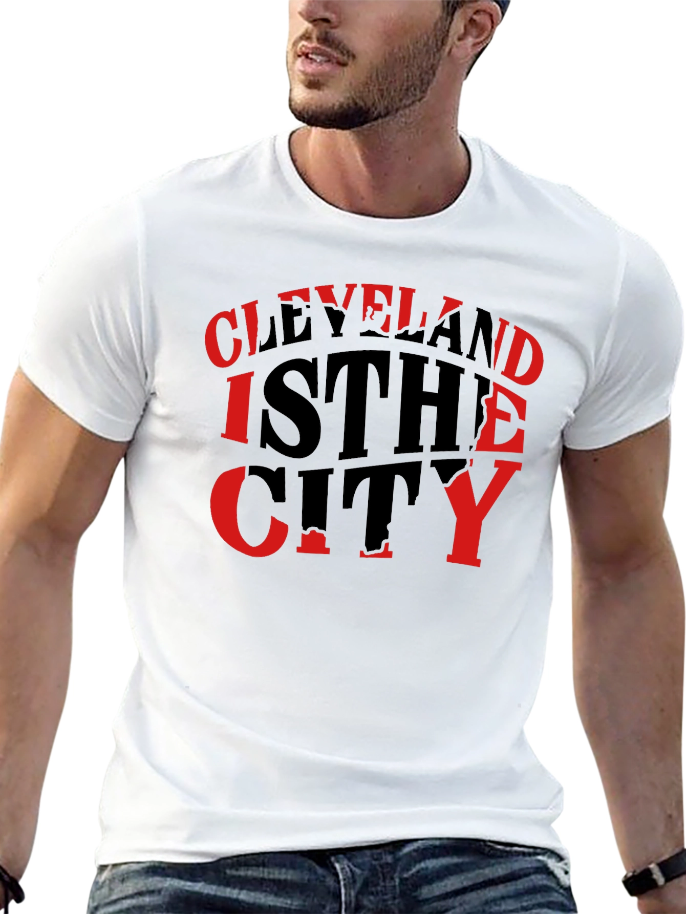 Cleveland Is The City Mens Black T-Shirt