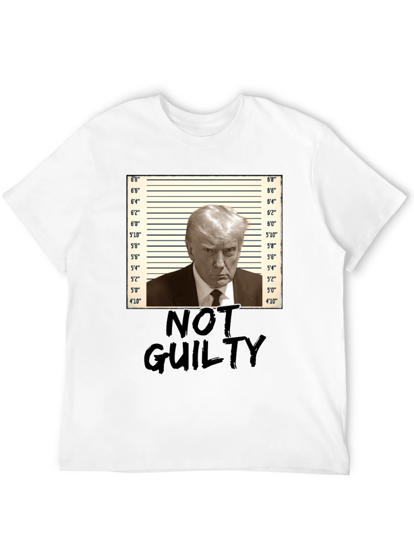 Trump Not Guilty Mugshot T-Shirt
