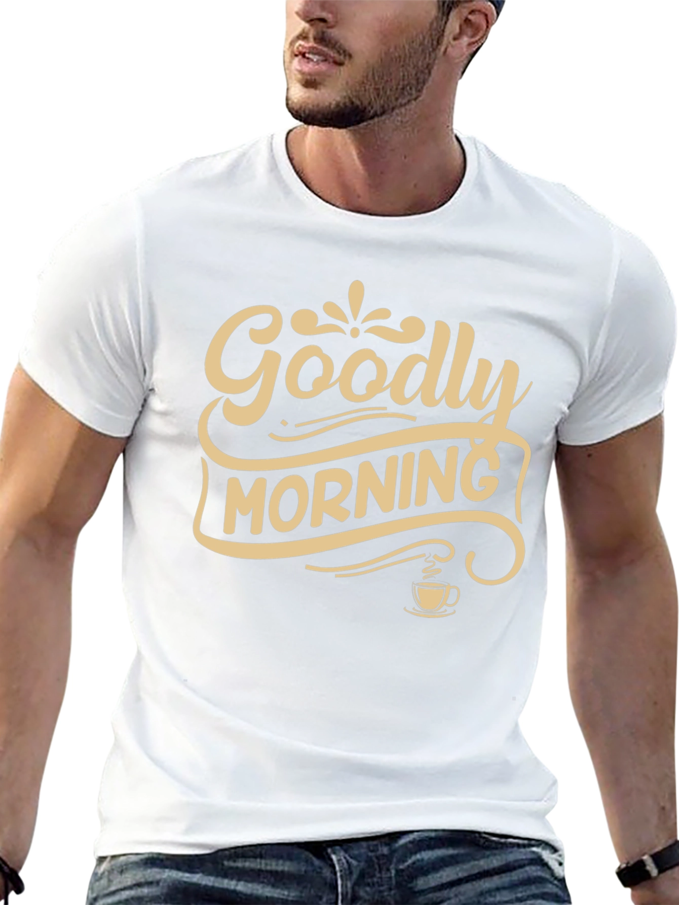 Goodly Morning Graphic T-Shirt - Black