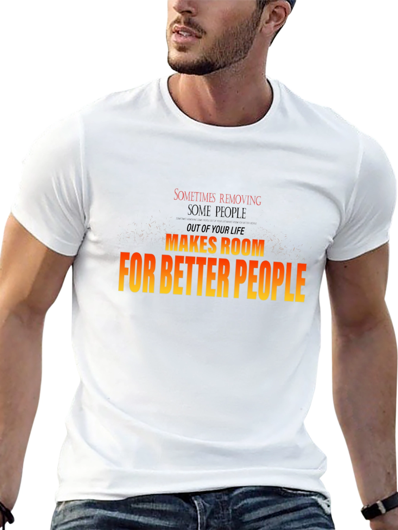 Motivational Graphic T-Shirt - Room for Better People