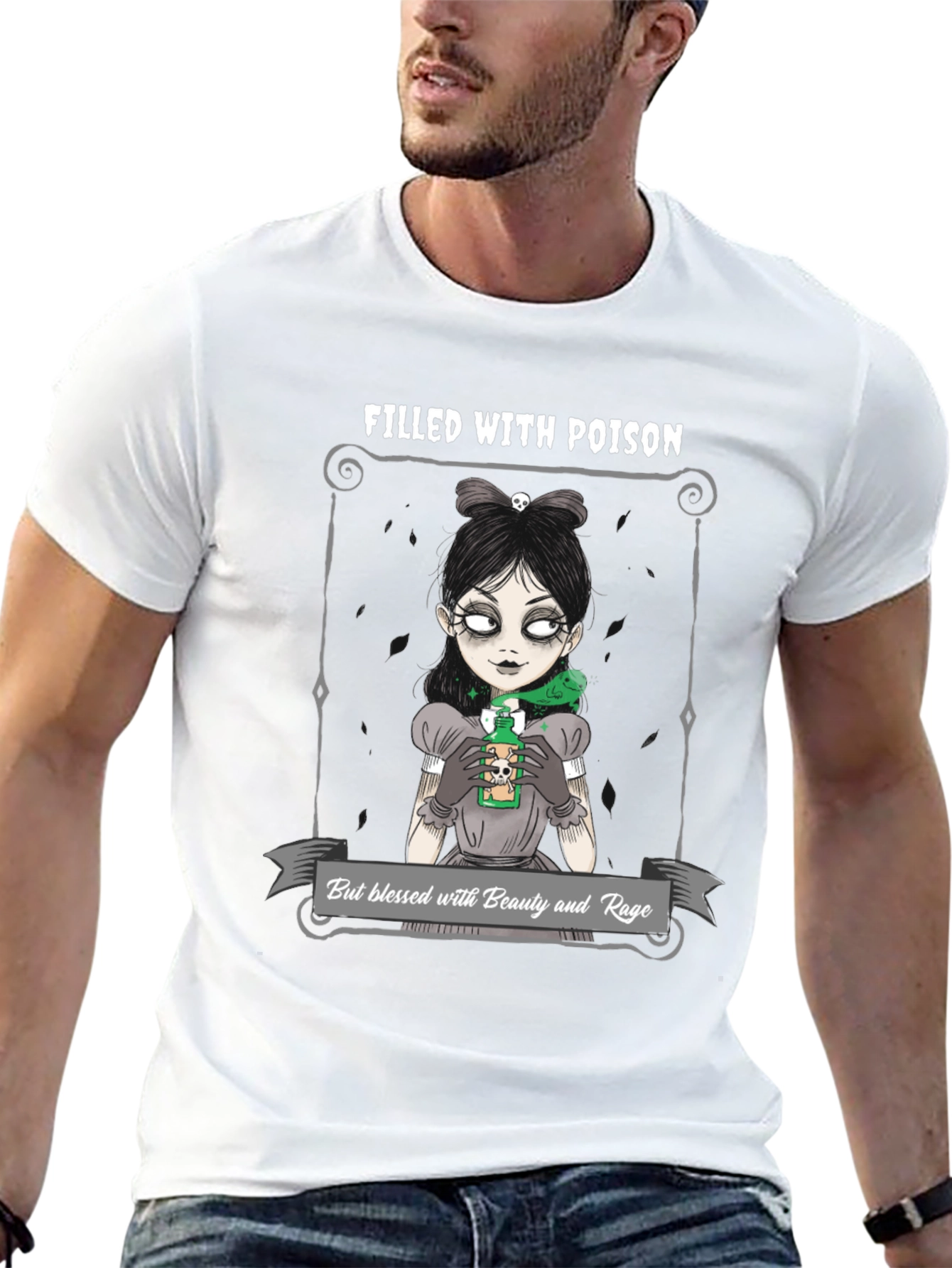 Poison and Beauty Graphic T-Shirt