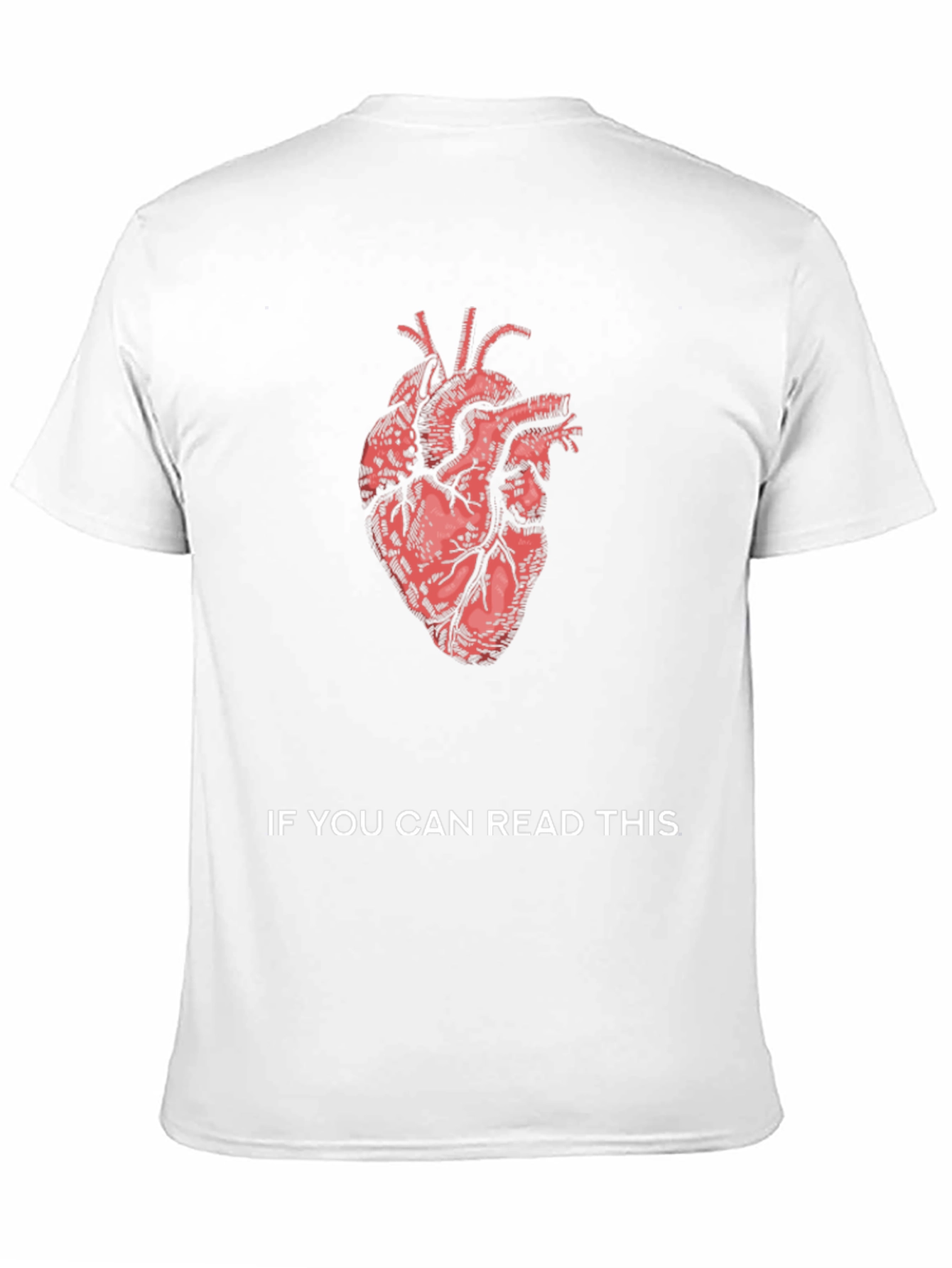 Anatomical Heart Graphic Tee - Read This