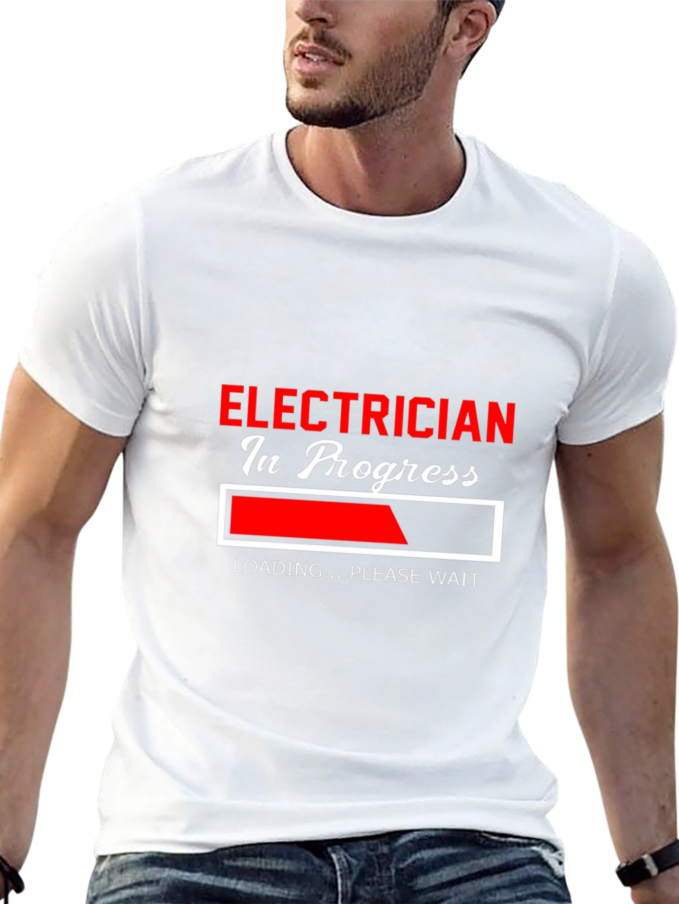 Electrician In Progress Loading T-Shirt