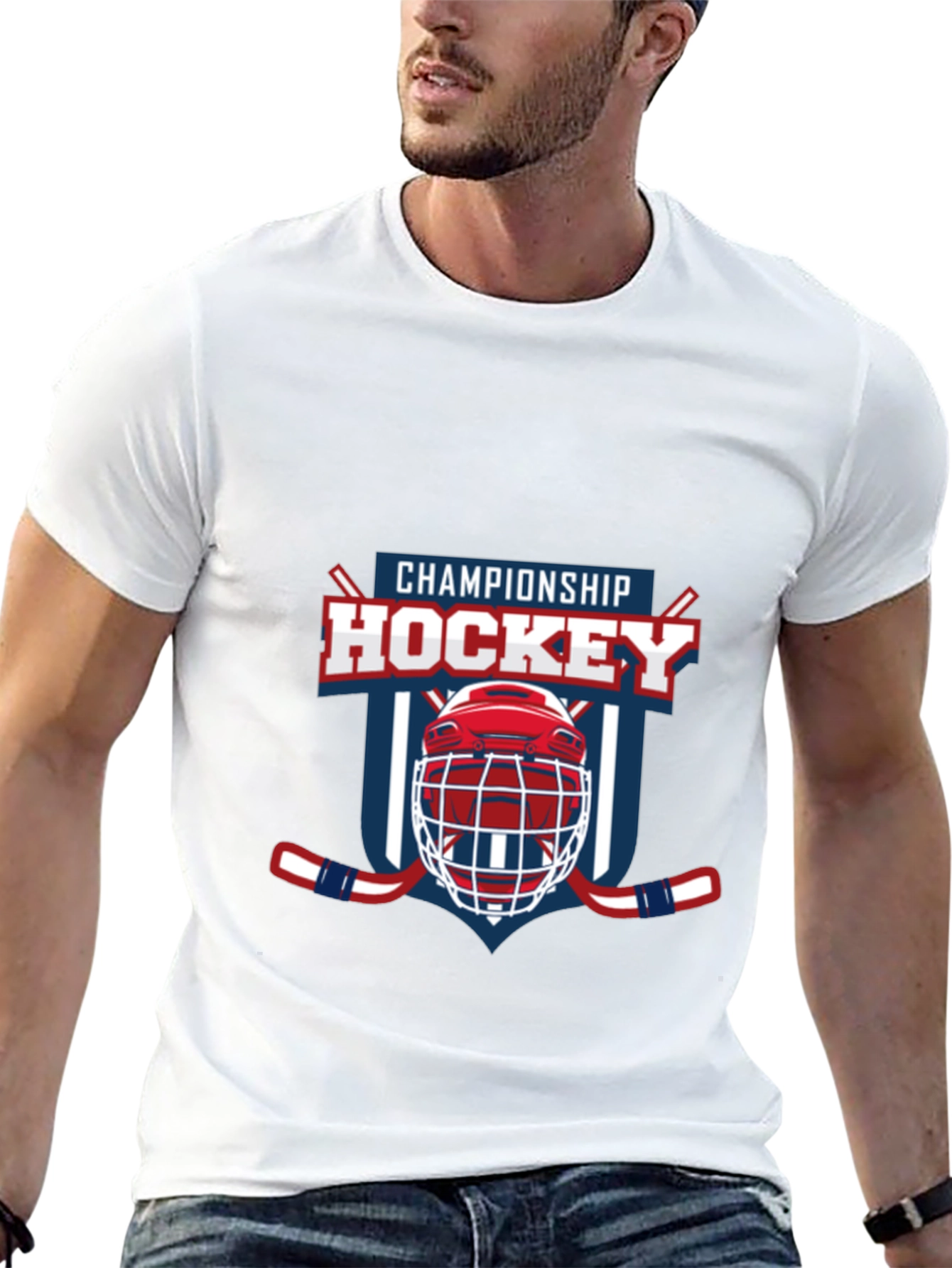 Hockey Championship Graphic T-Shirt