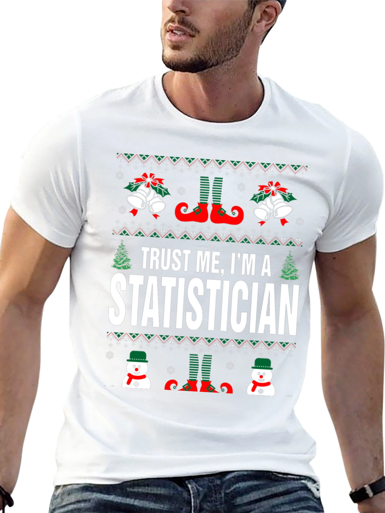 Trust Me Im A Statistician Christmas T-Shirt