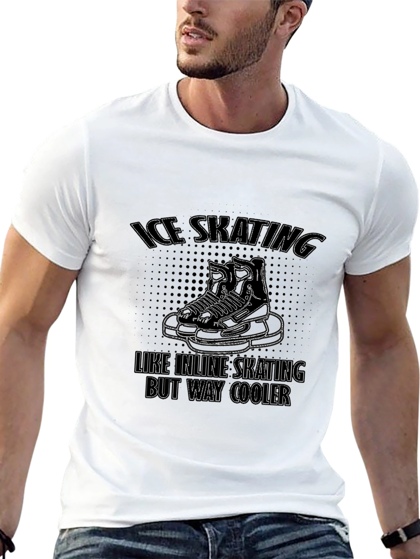 Ice Skating Cooler T-Shirt