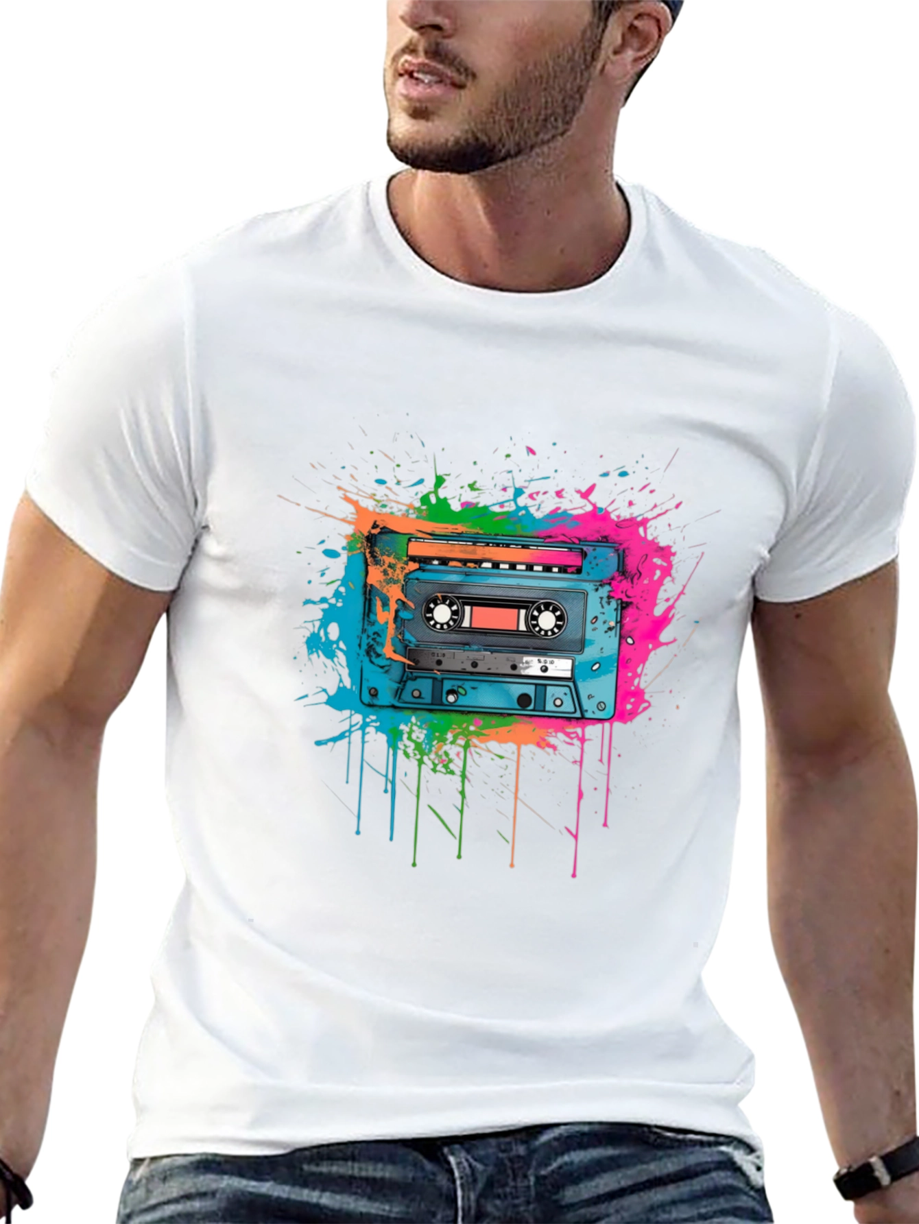 Retro Cassette Tape Graphic Tee