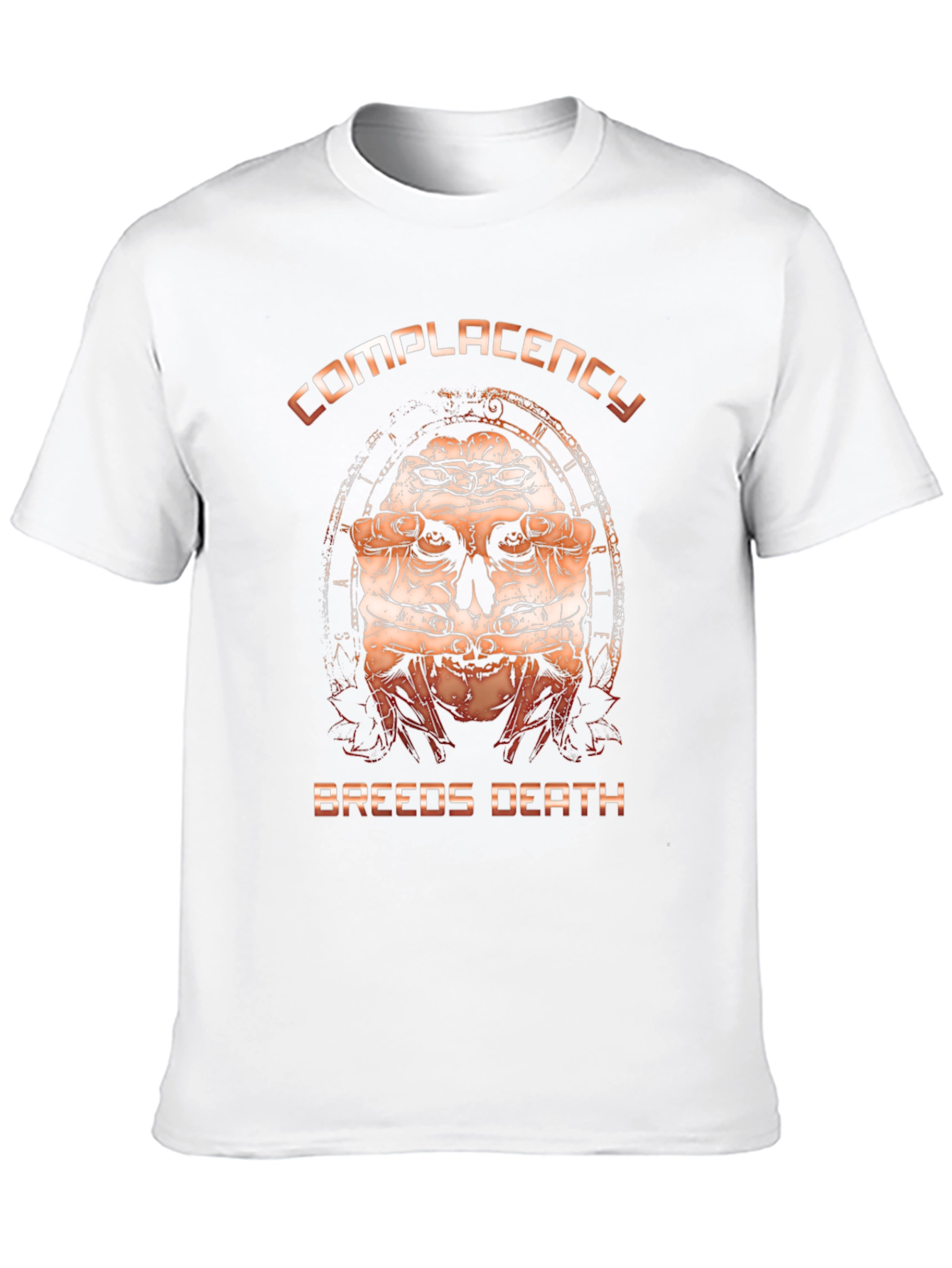 Complacency Breeds Death Graphic T-Shirt