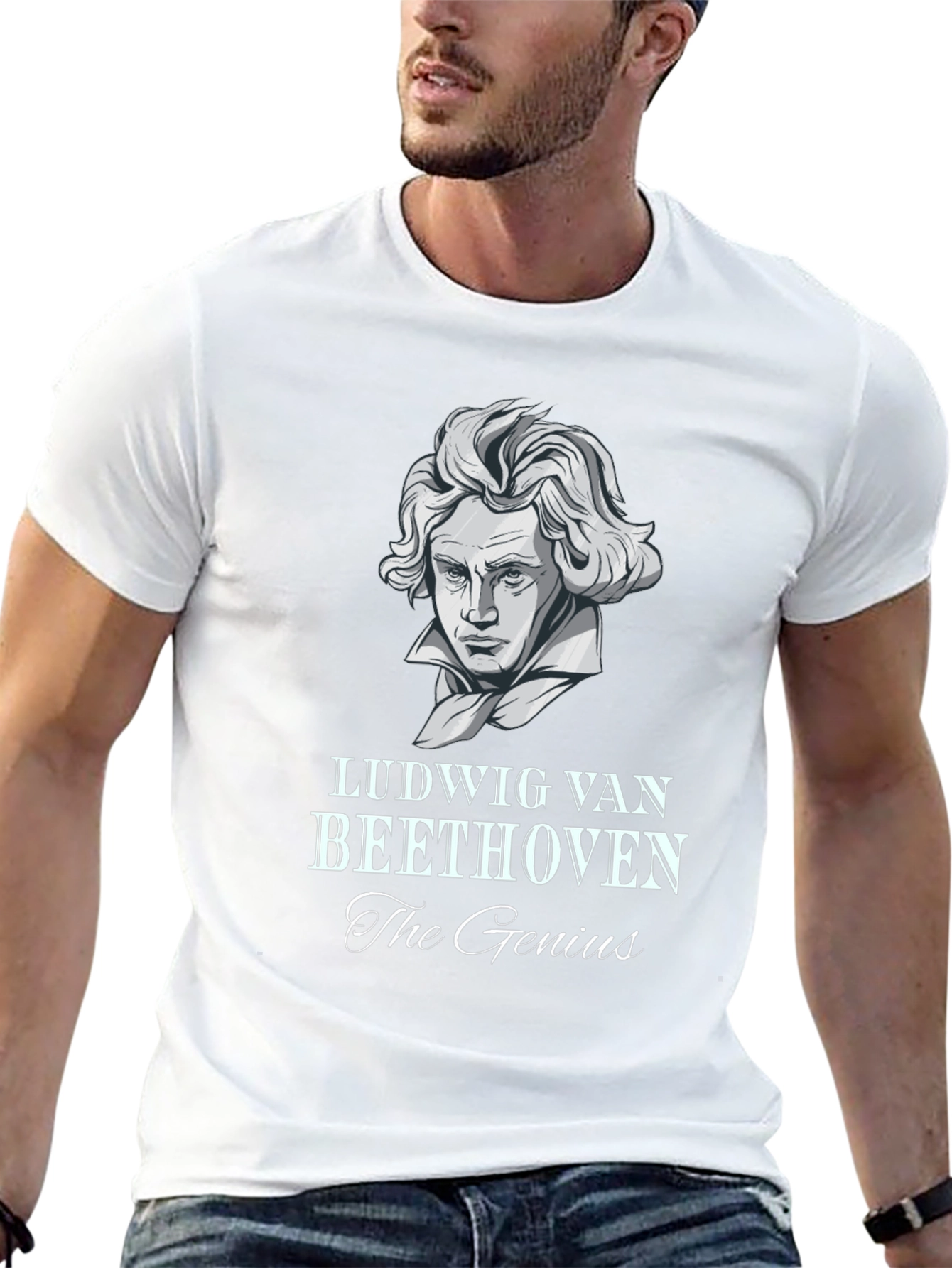 Ludwig van Beethoven Graphic Tee - The Genius T-Shirt
