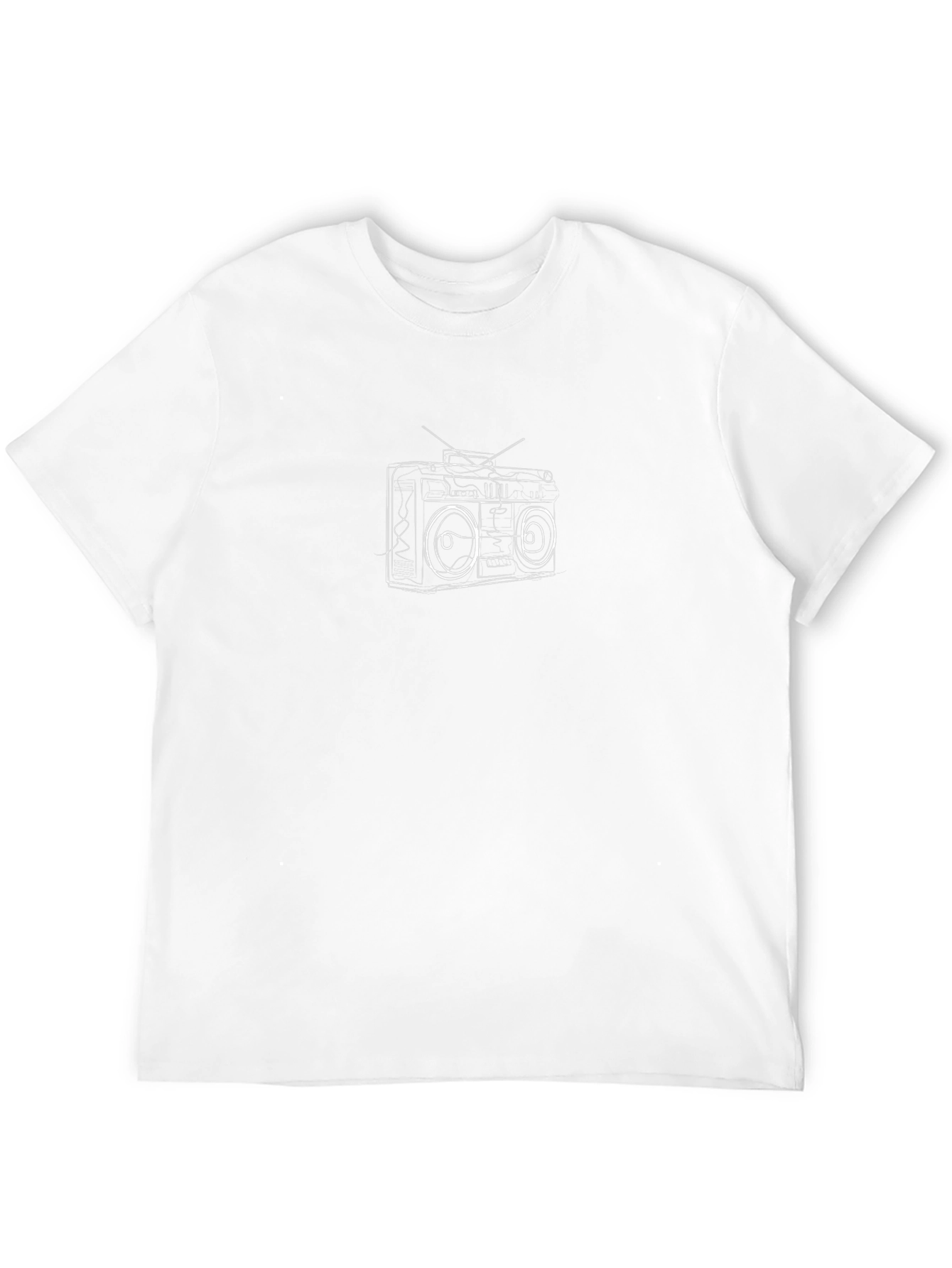 Retro Radio Graphic Tee - Cool Casual Style