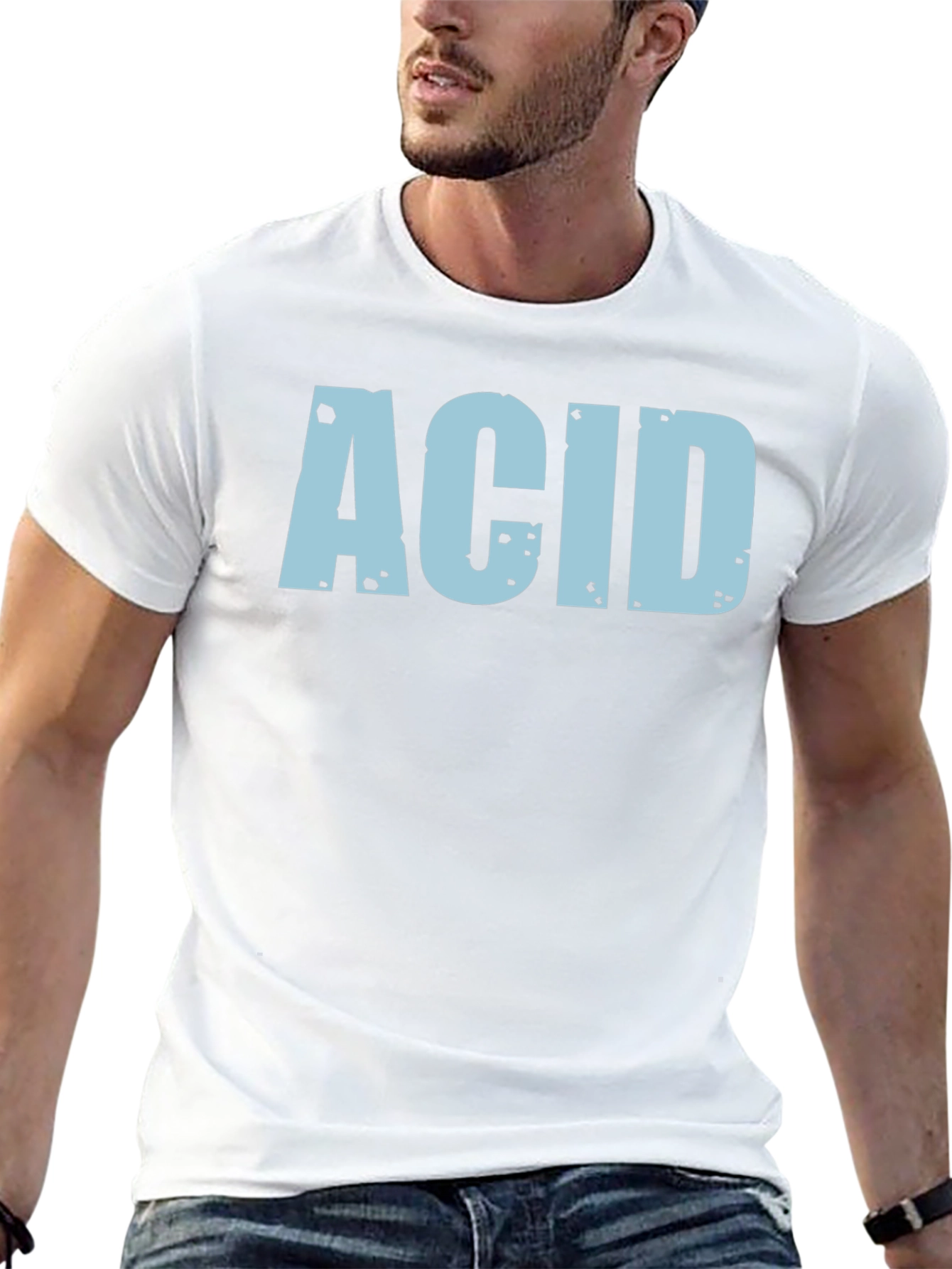 ACID Graphic Tee - Distressed Print