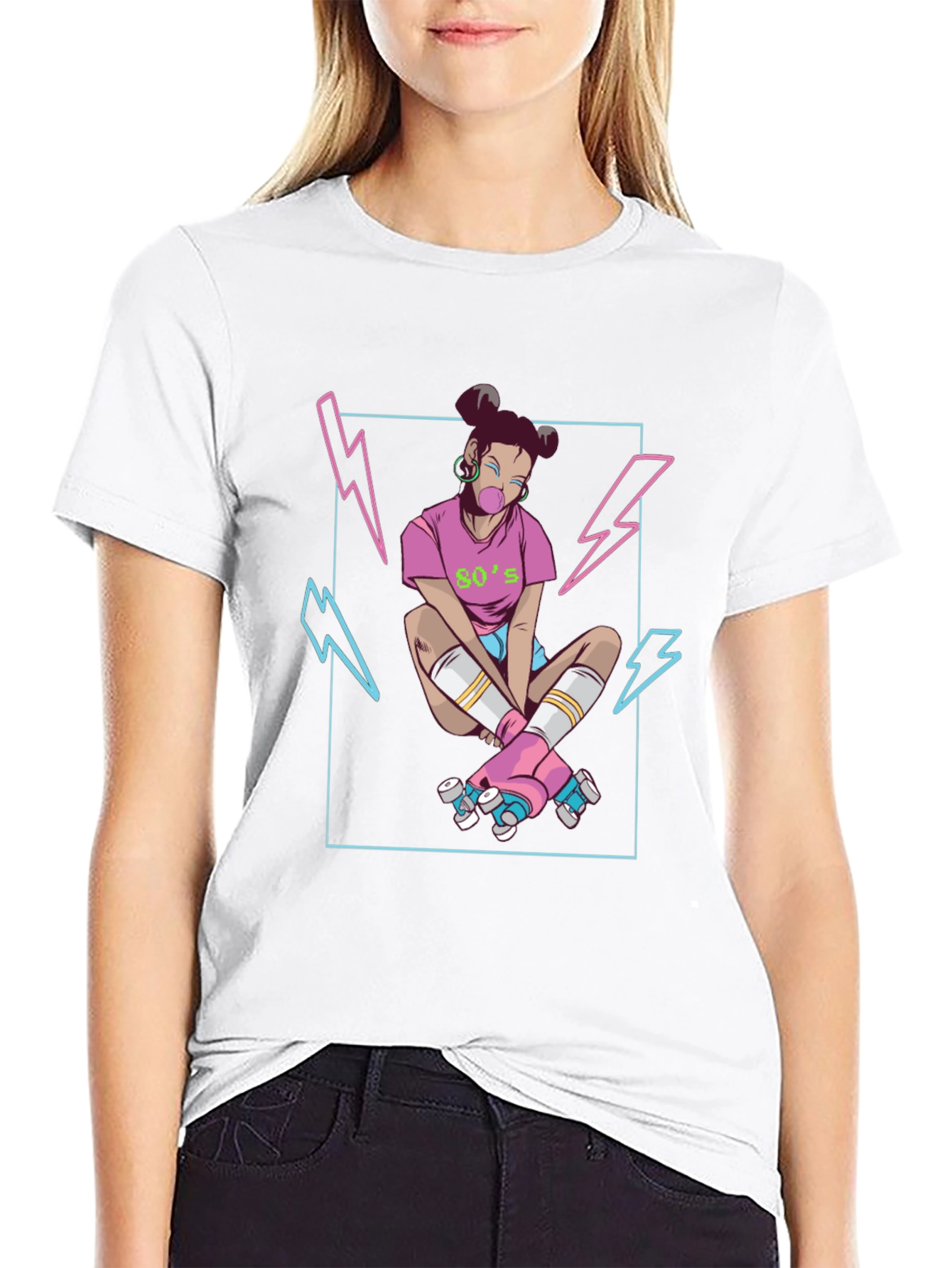 Retro 80s Girl T-Shirt