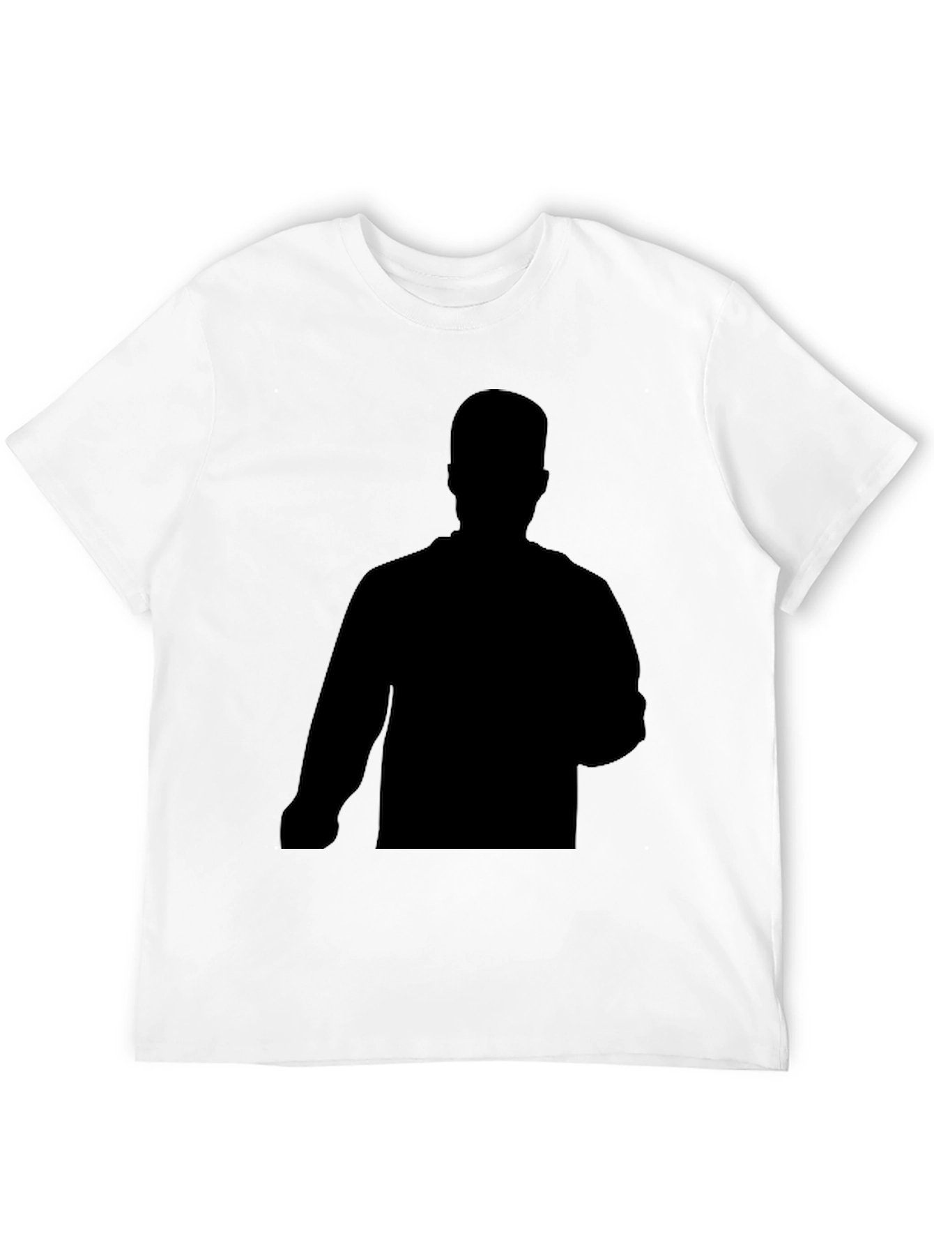 Mens Graphic T-Shirt - Black Silhouette Design