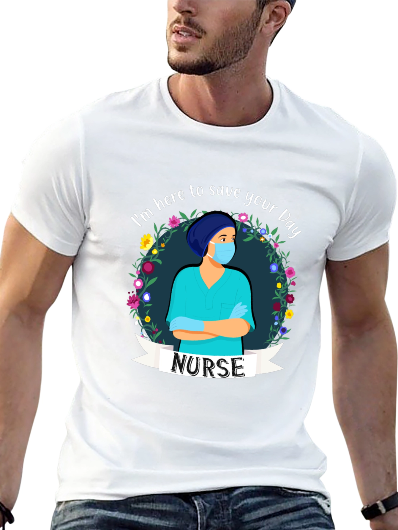 Nurse Graphic T-Shirt - Save Your Day!
