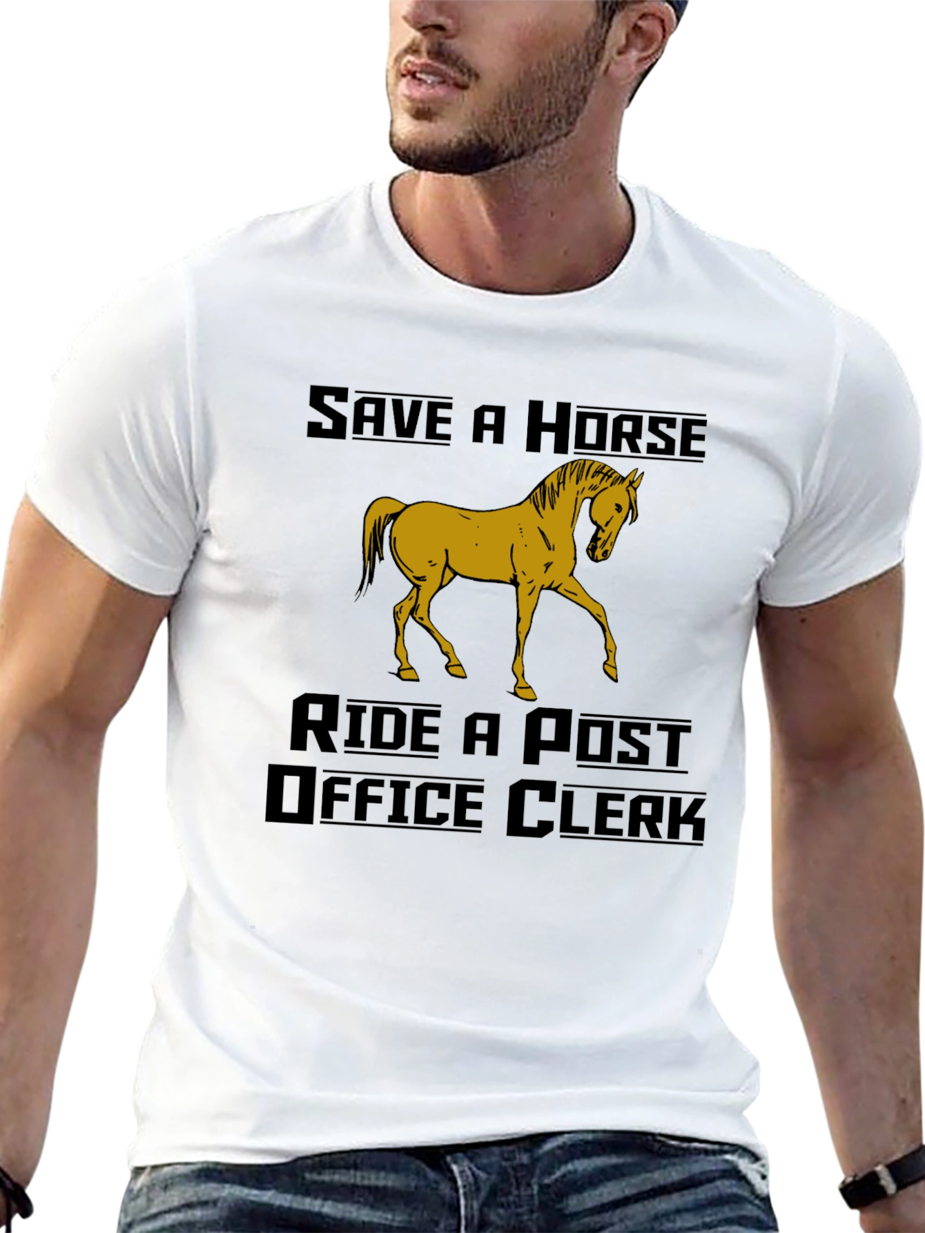 Save a Horse T-Shirt - Novelty Graphic Tee