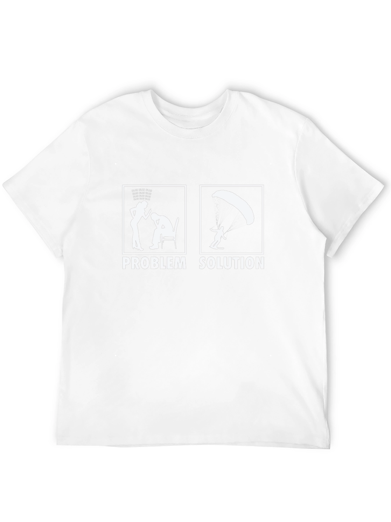 Problem Solution Paragliding Graphic T-Shirt