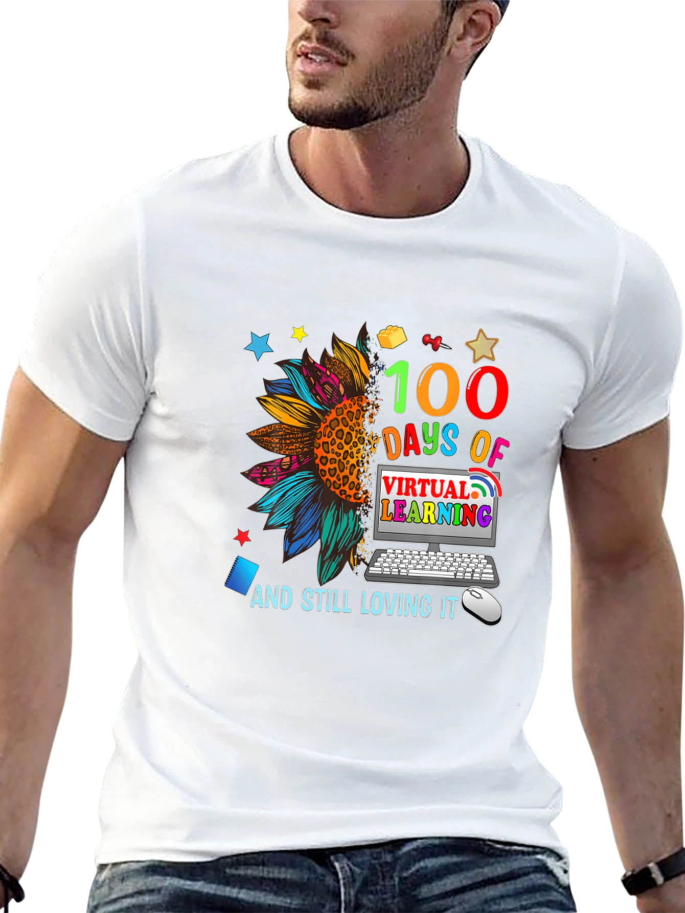 100 Days of Virtual Learning T-Shirt