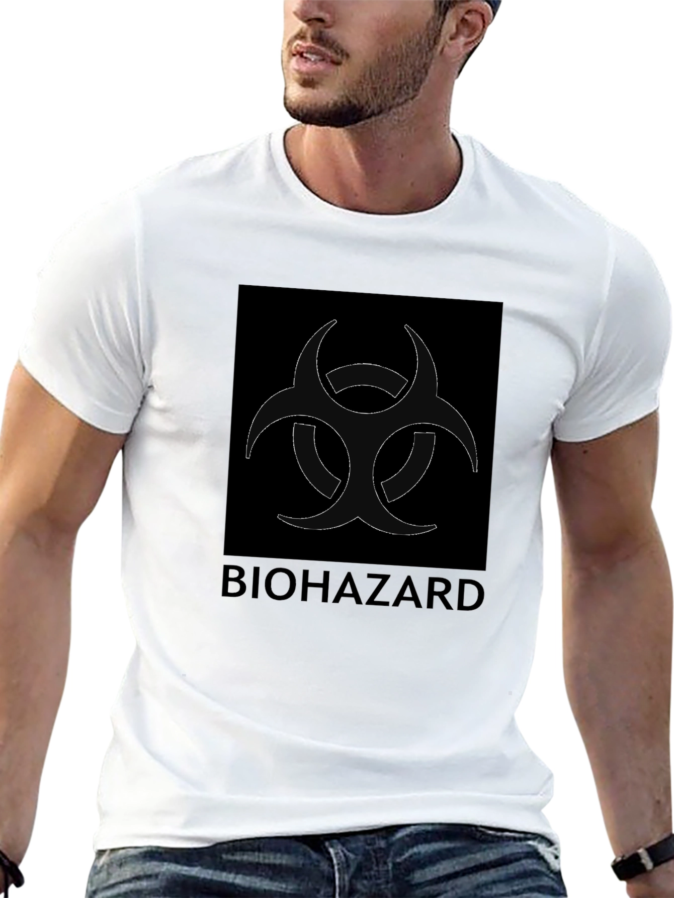 Biohazard Symbol Black T-Shirt