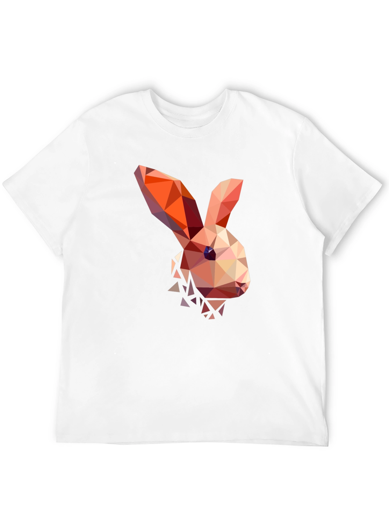 Geometric Bunny Graphic T-Shirt