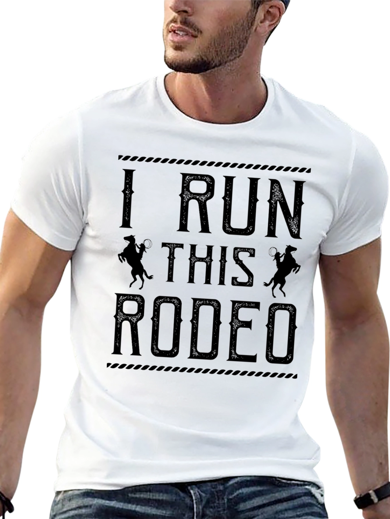 I Run This Rodeo Graphic Tee