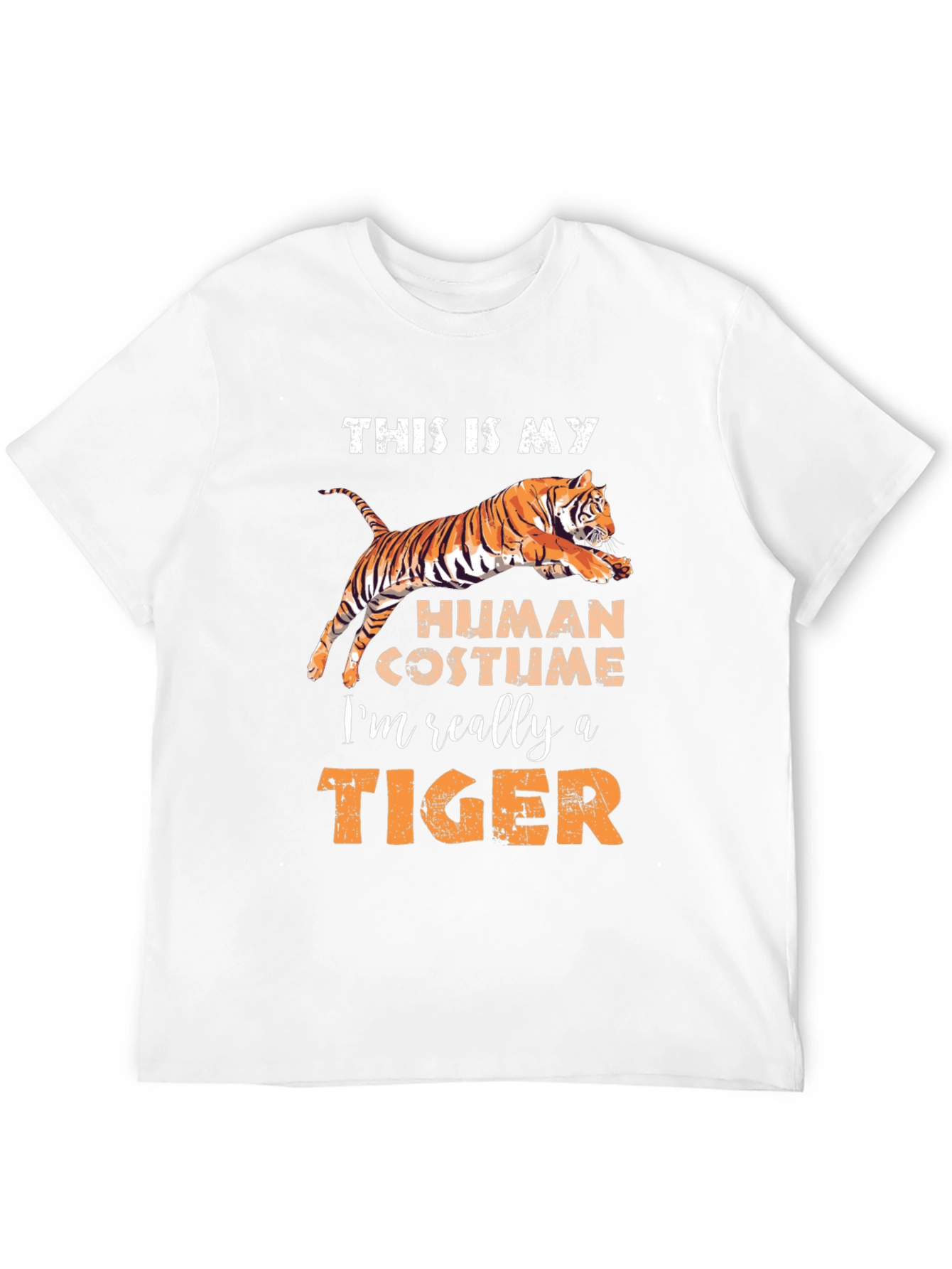 Human Costume Tiger Graphic Tee