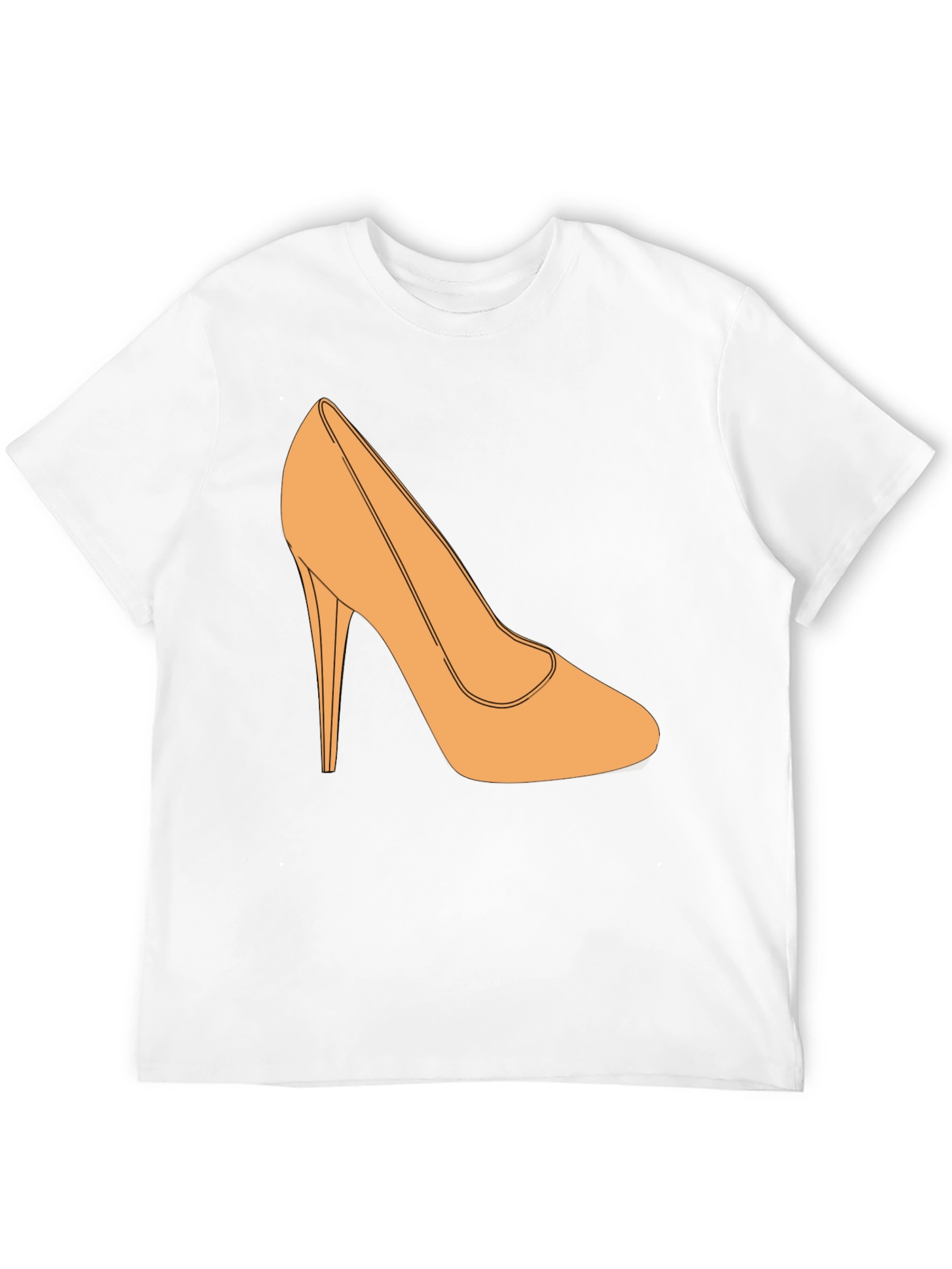 High Heel Shoe Graphic Tee - Stylish and Fun
