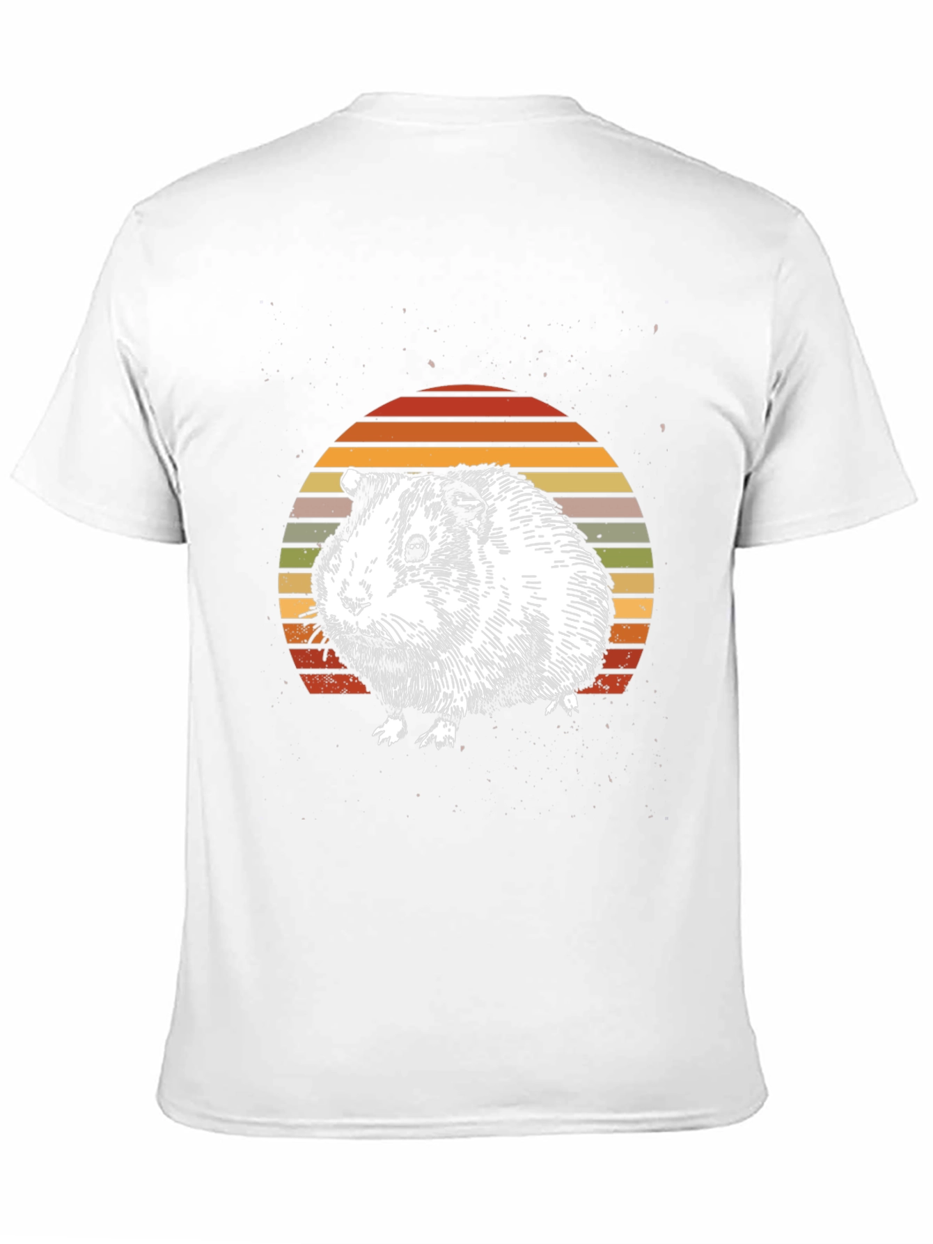 Guinea Pig Sunset Graphic T-Shirt