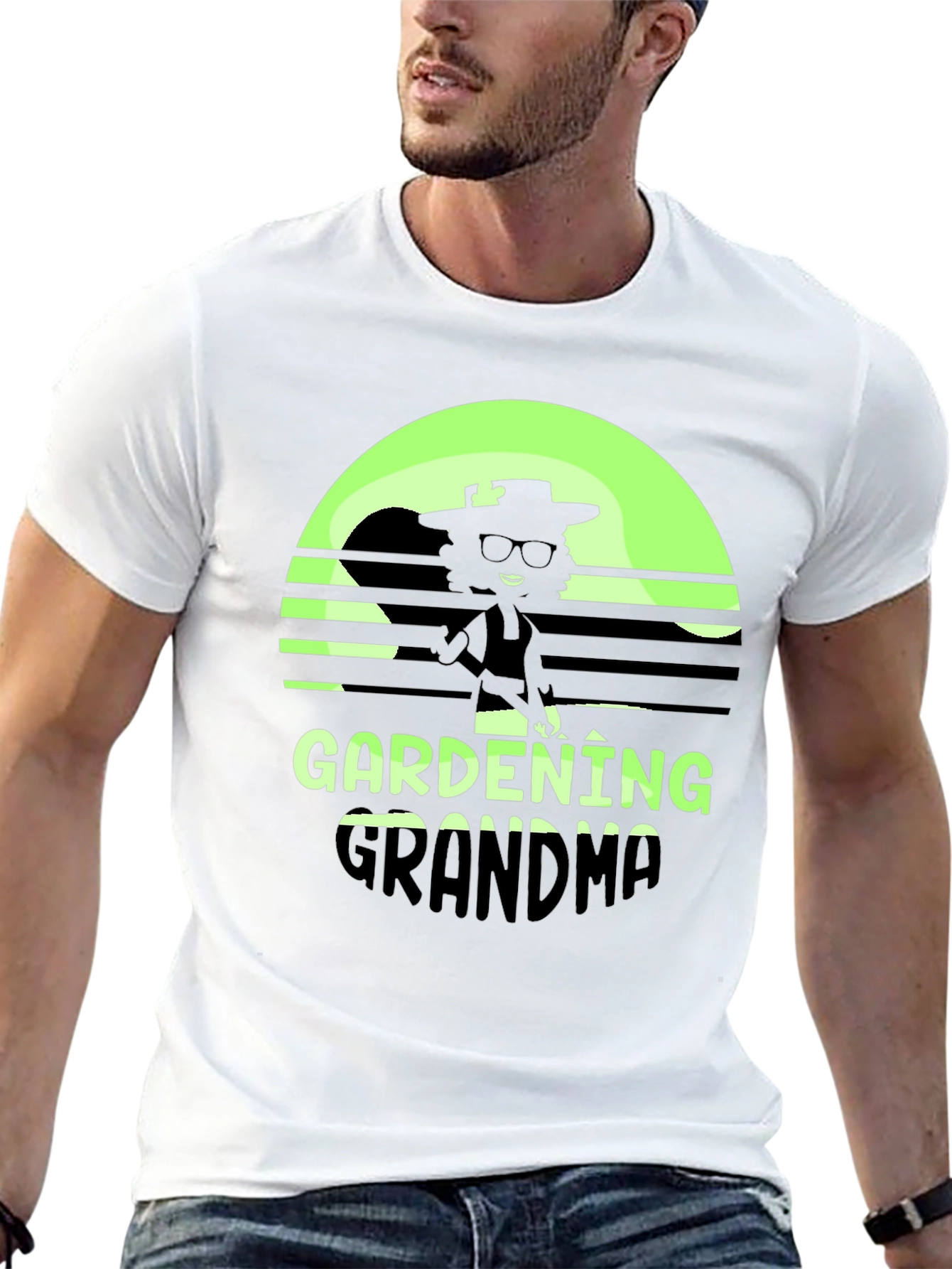 Gardening Grandma T-Shirt - Retro Style