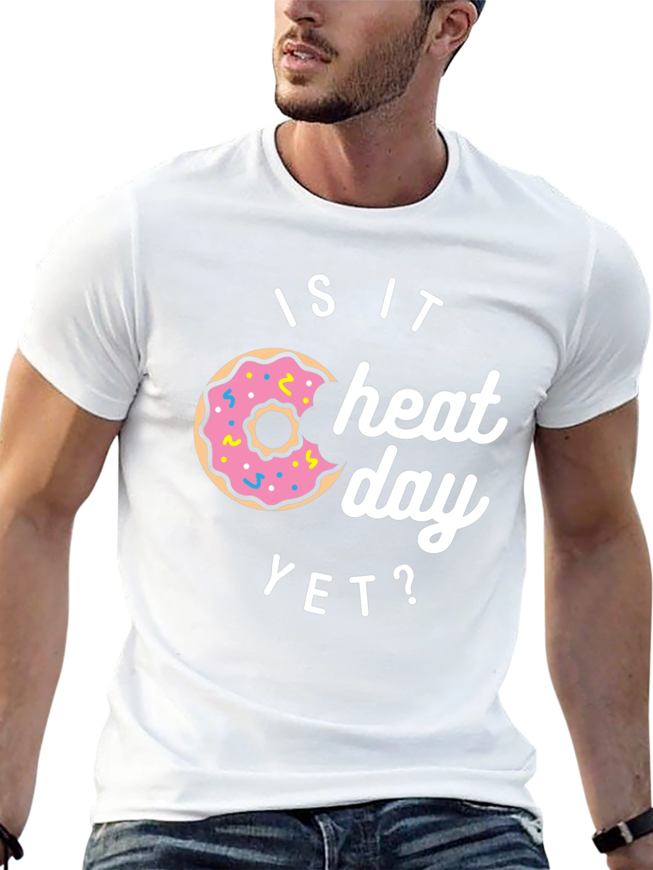 Is It Cheat Day Yet? Donut Graphic Tee