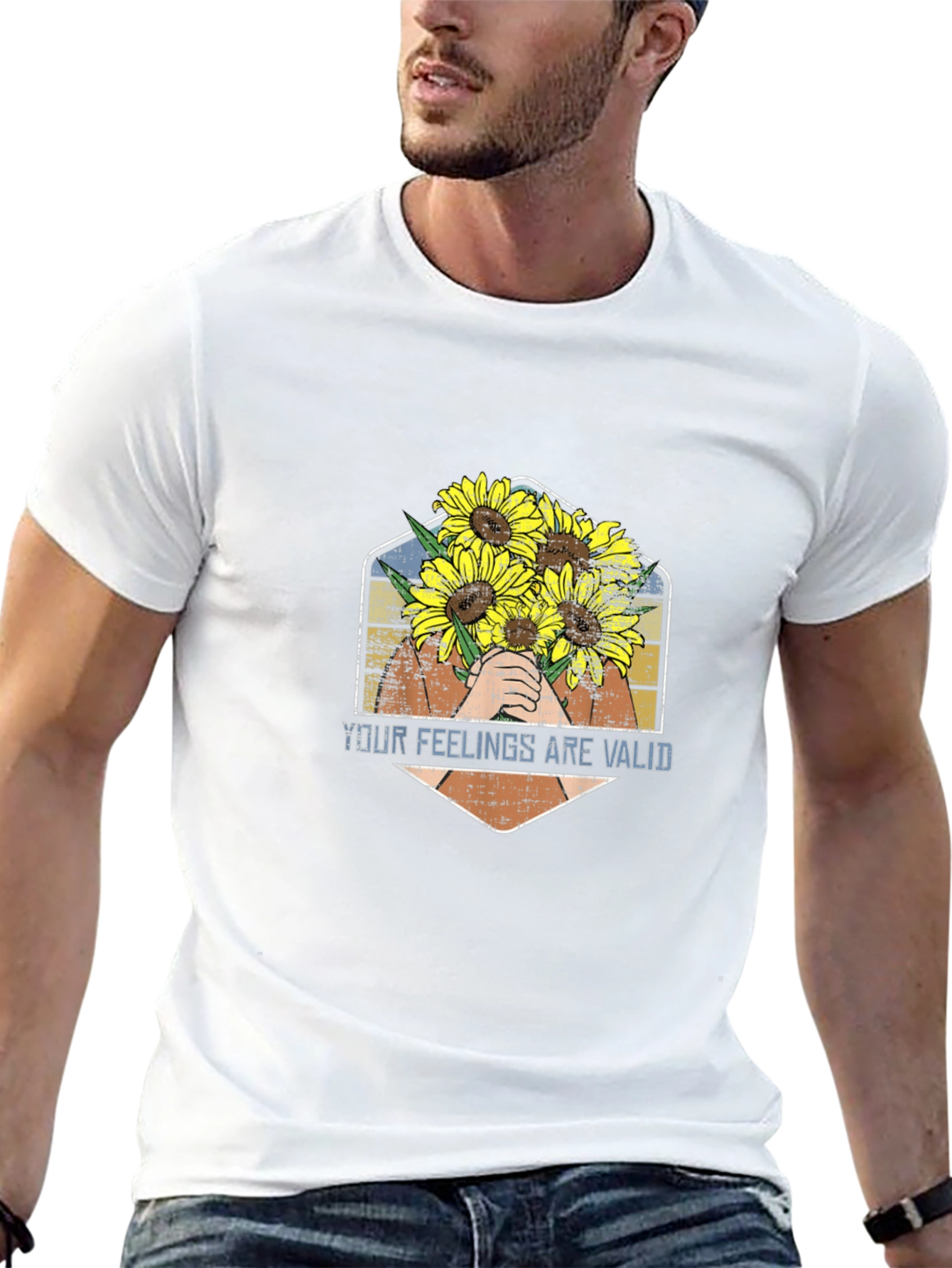 Your Feelings Are Valid Sunflower T-Shirt