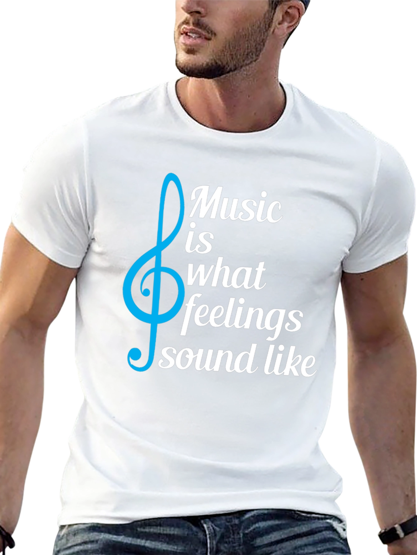 Music is What Feelings Sound Like T-Shirt