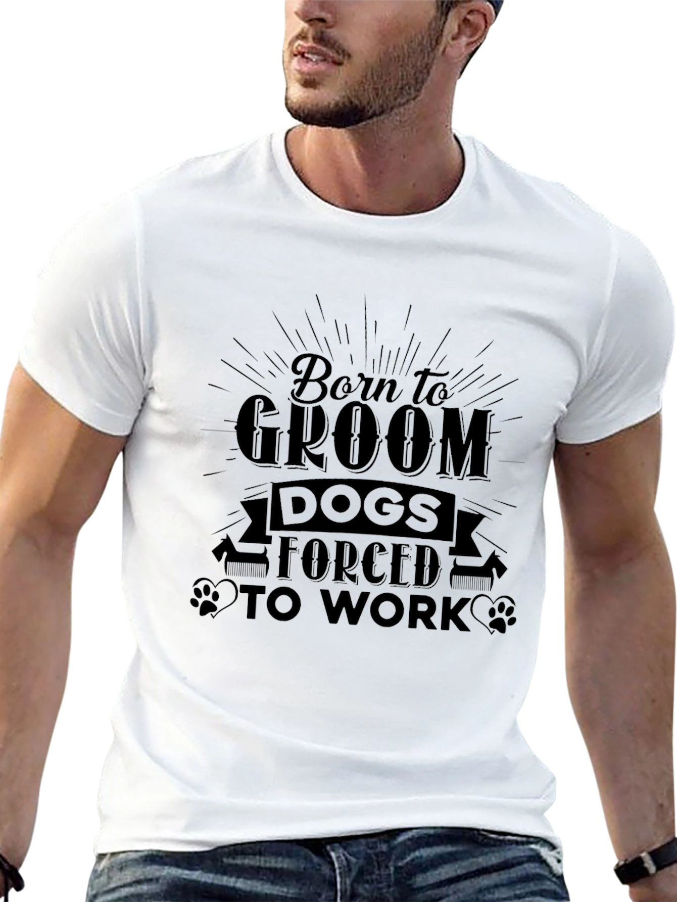 Born to Groom Dogs Graphic Tee