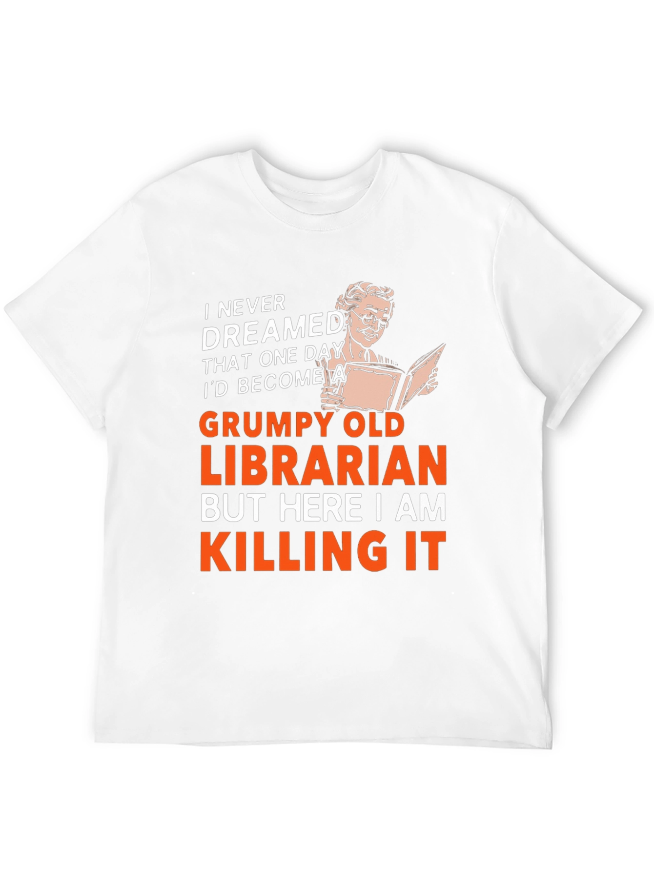 Grumpy Old Librarian T-Shirt - Funny Novelty Tee