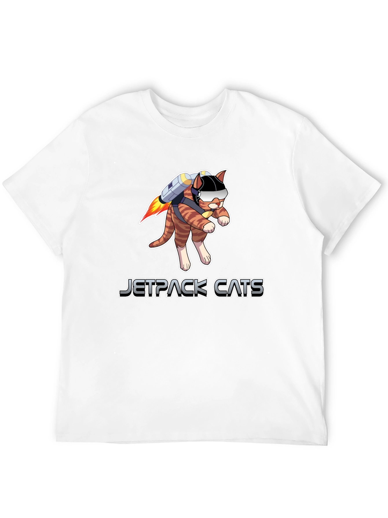 Jetpack Cats T-Shirt - Funny Graphic Tee