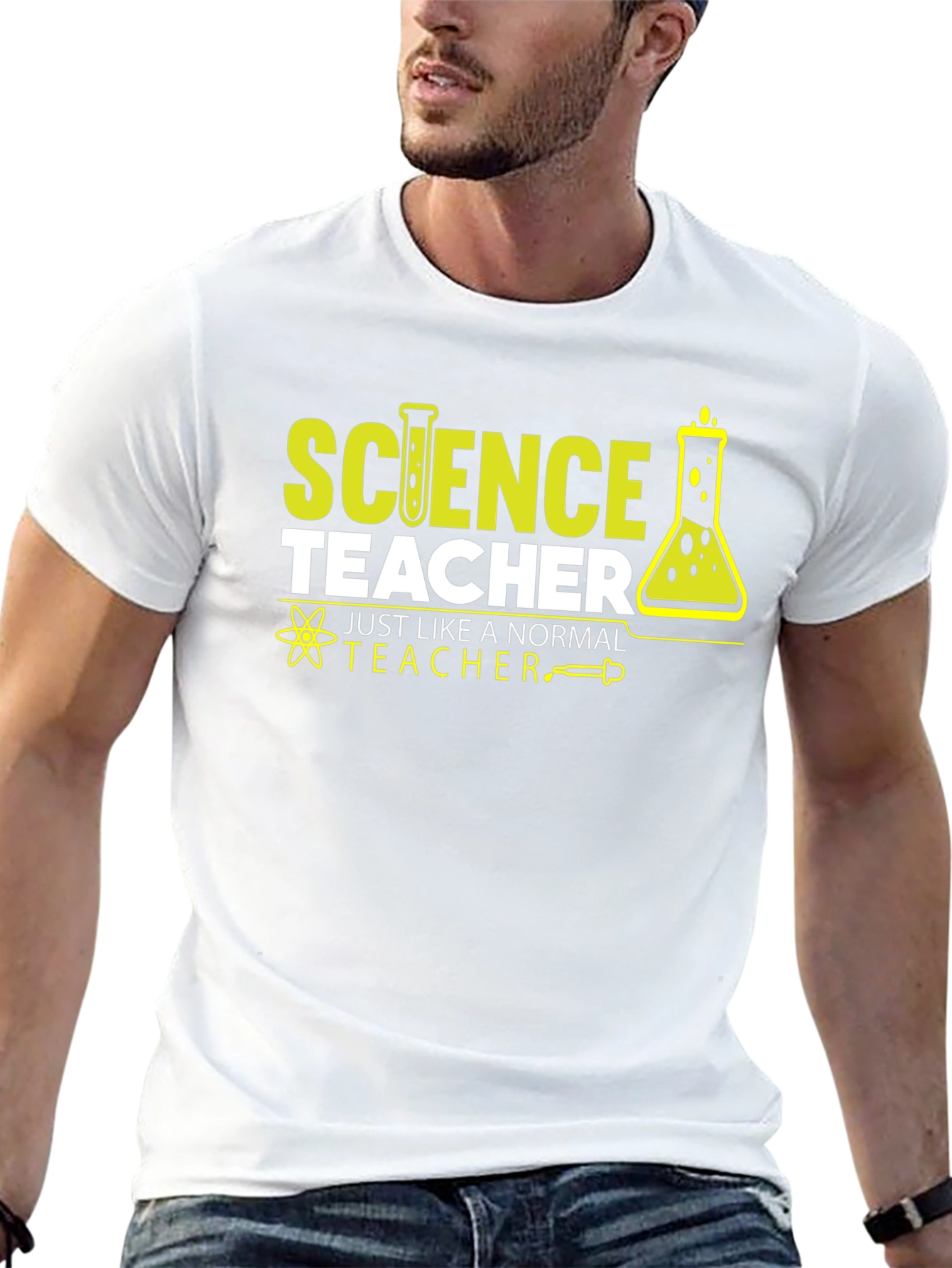 Science Teacher Novelty Graphic T-Shirt