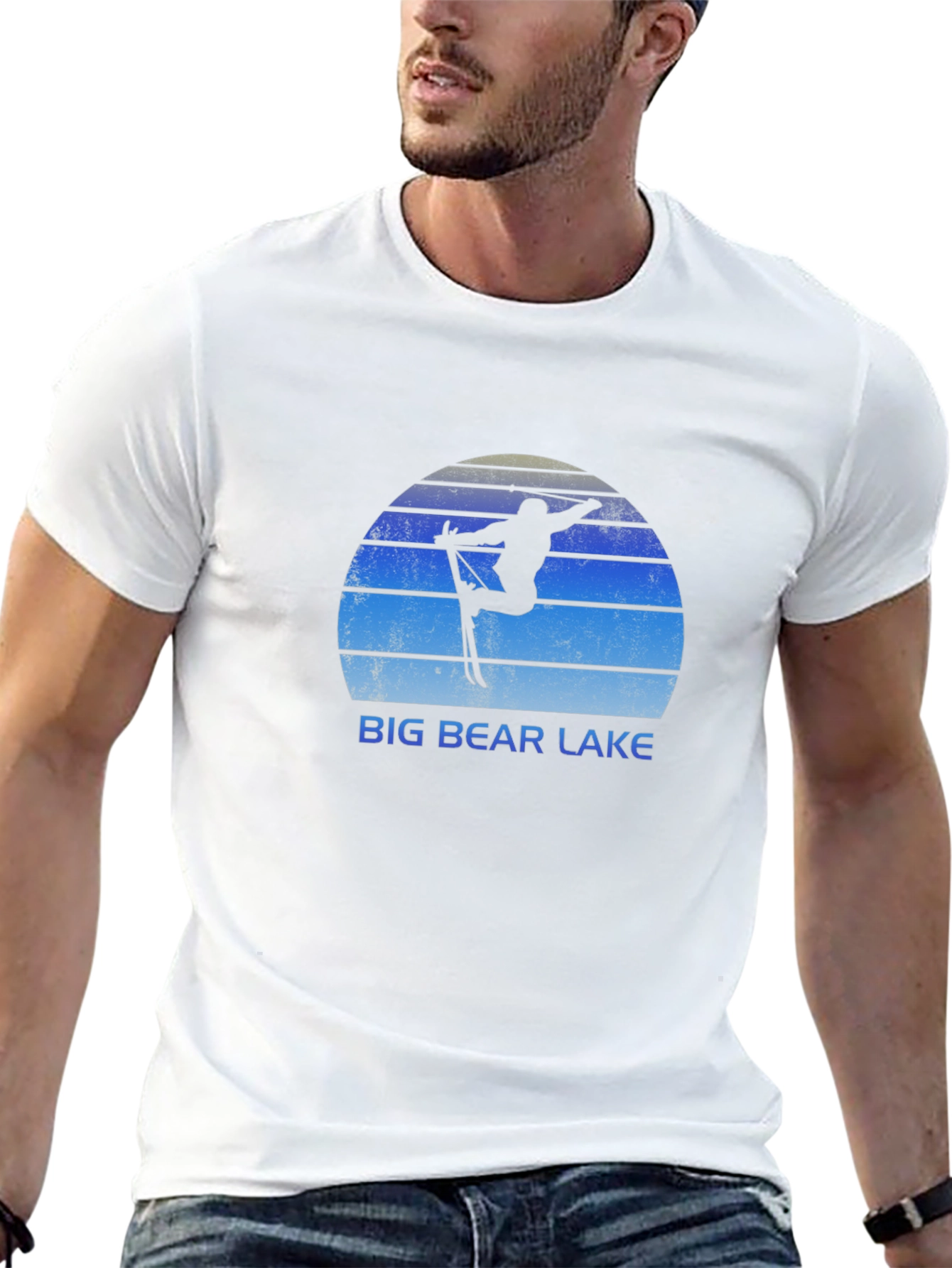 Big Bear Lake Ski Graphic T-Shirt