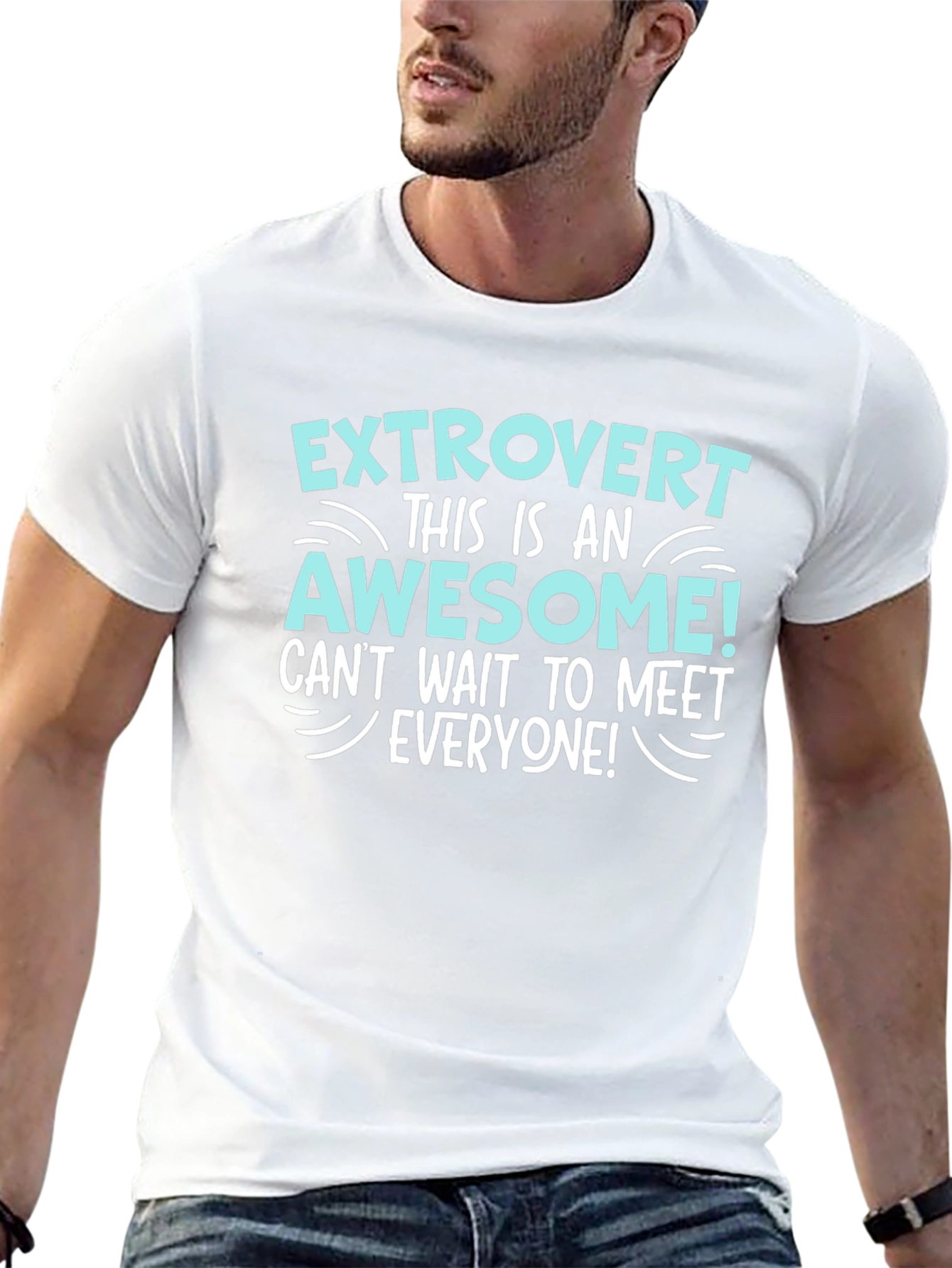 Extrovert Awesome T-Shirt - Social Butterfly Tee