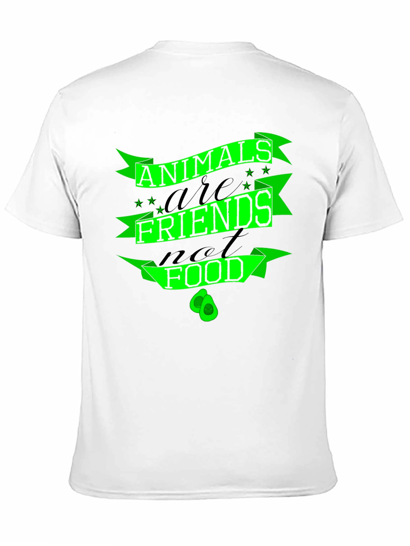 Animals are Friends Not Food Vegan T-Shirt