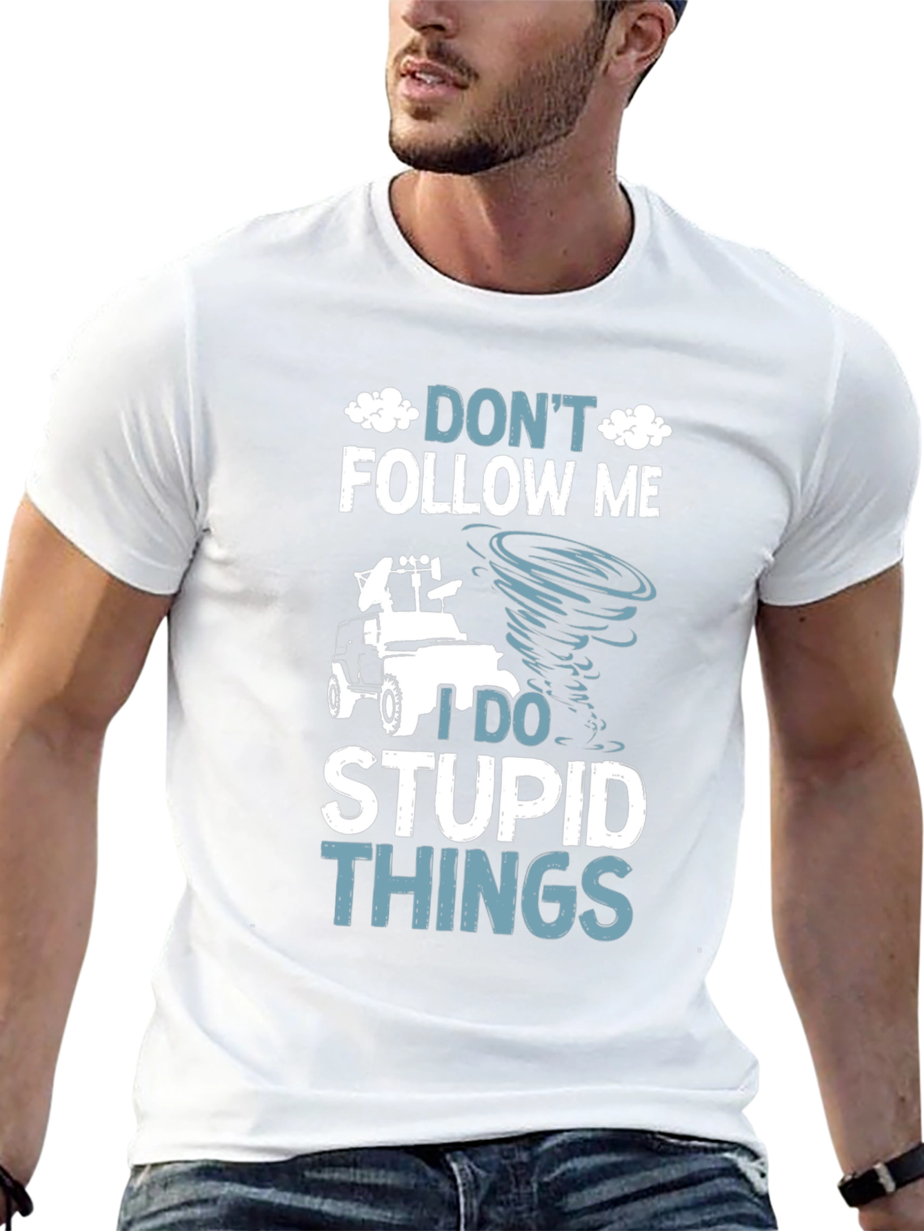 Funny Graphic Tee - Dont Follow Me