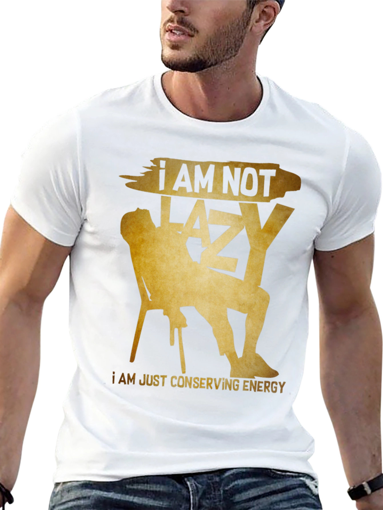 Funny I Am Not Lazy Graphic Tee