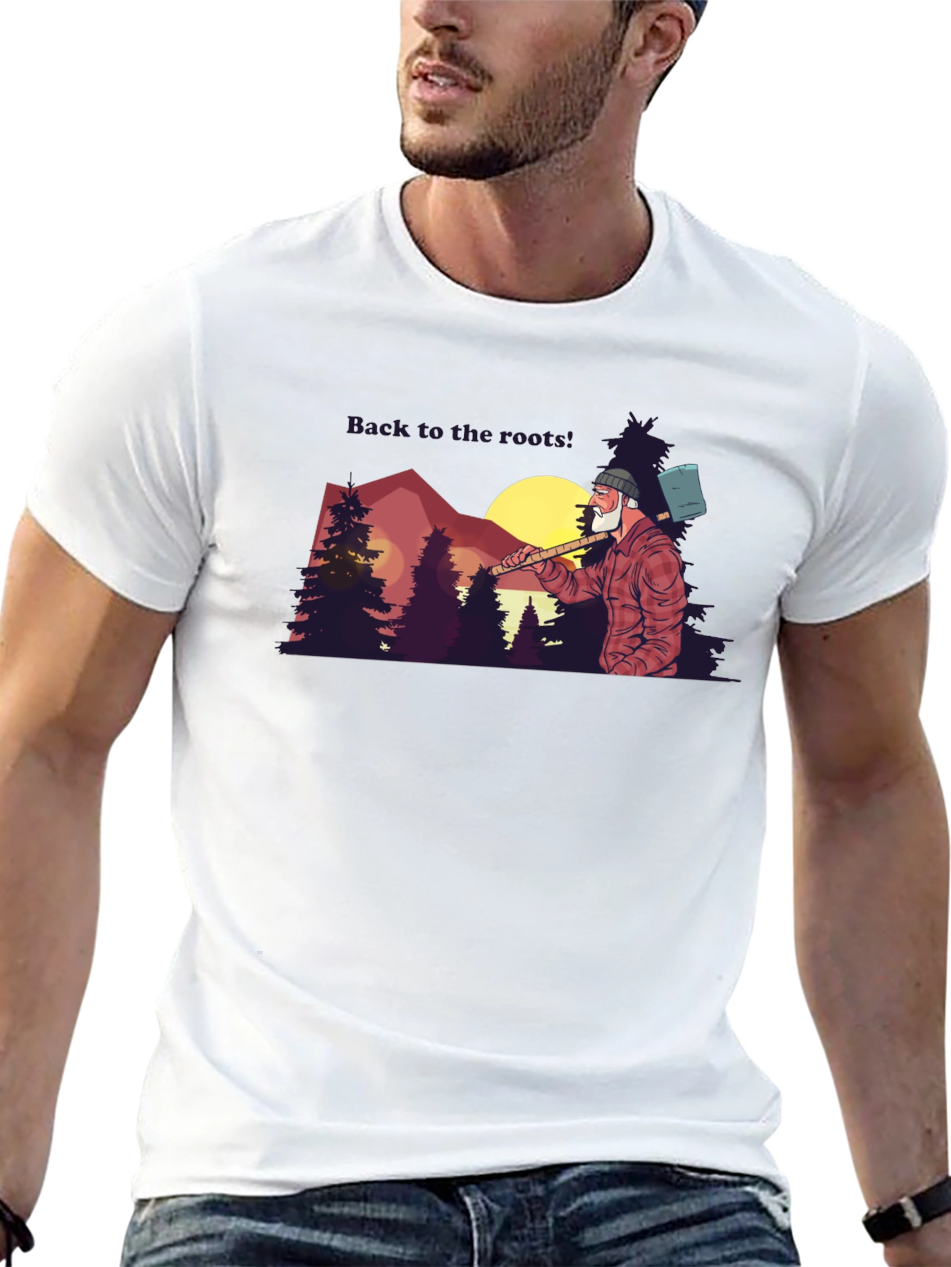 Back to the Roots Lumberjack Tee