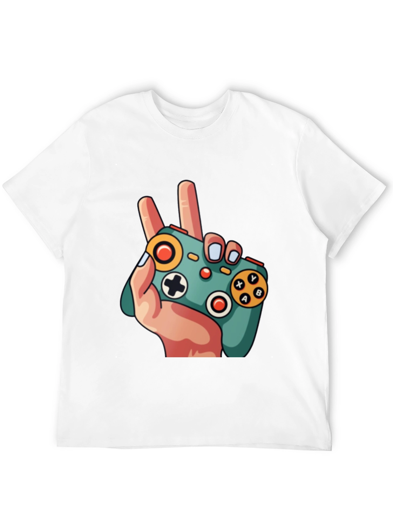 Gamer Peace Sign T-Shirt - Cool Controller Design
