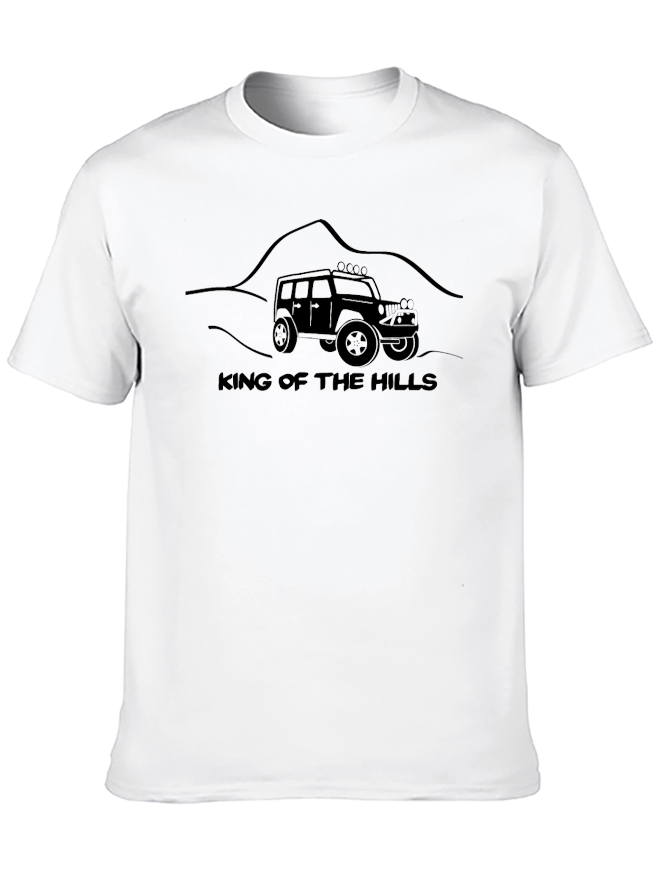 King of the Hills Black Graphic Tee