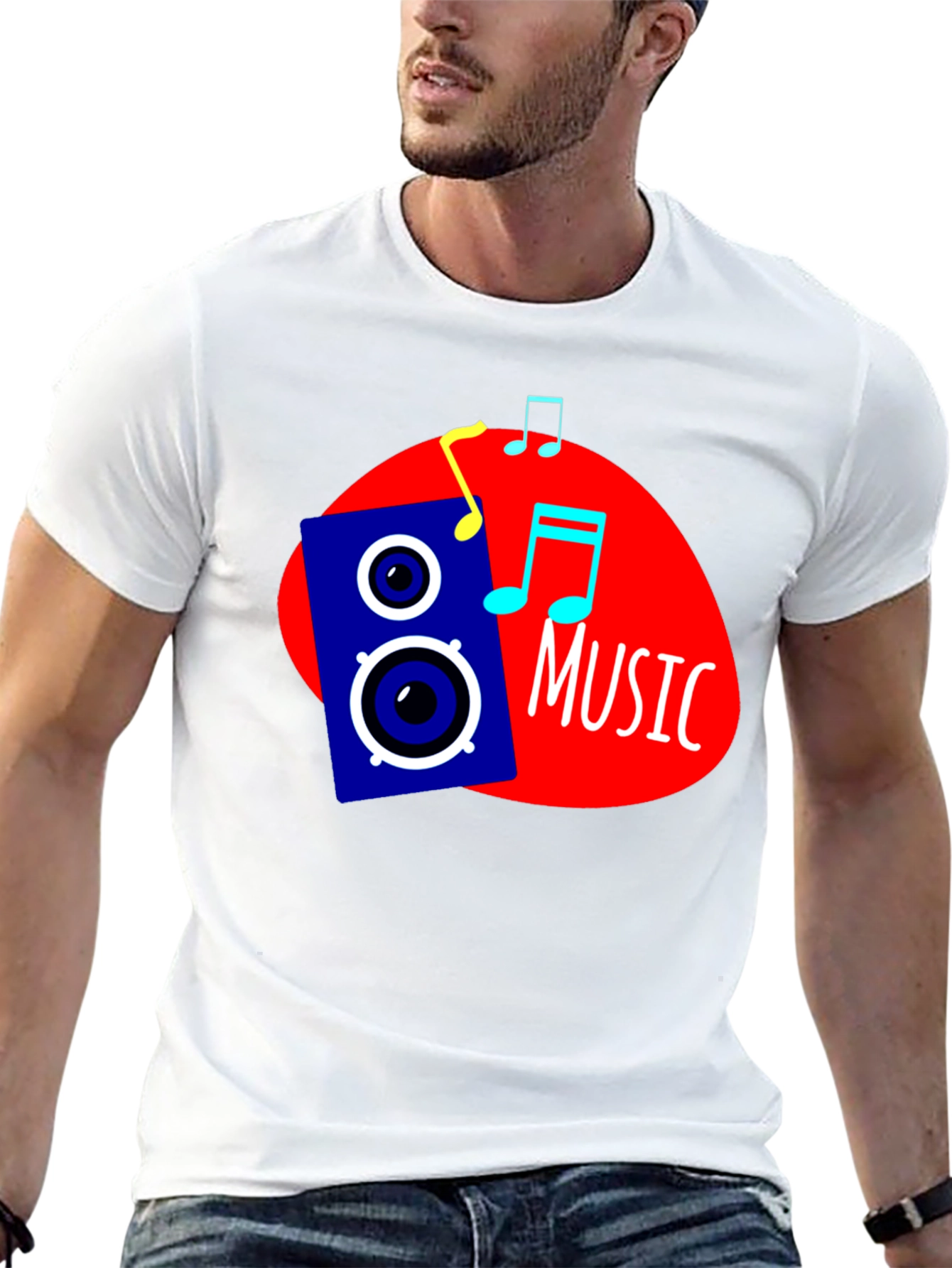 Music Graphic Black T-Shirt