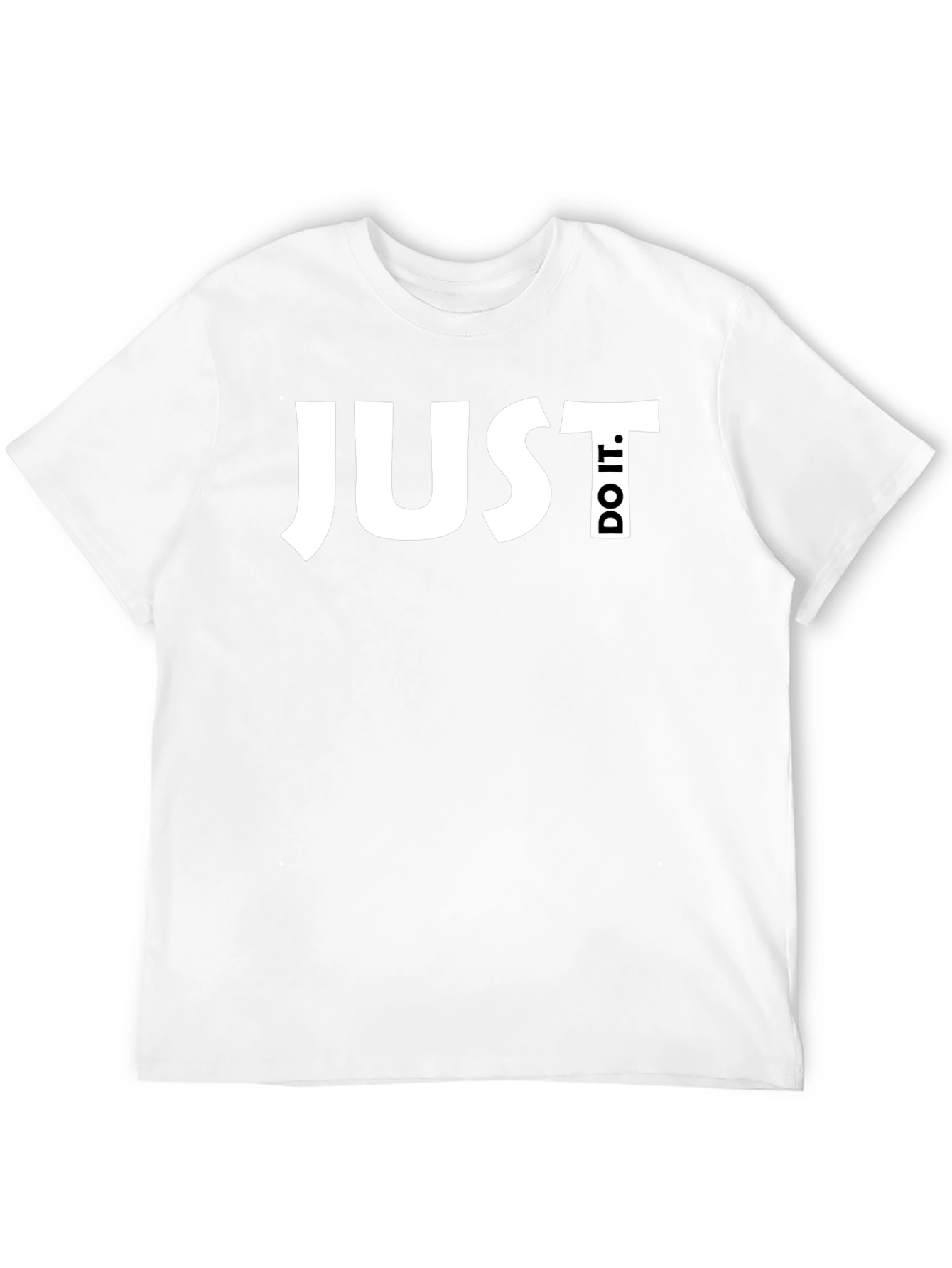 Just Do It Black Graphic Tee